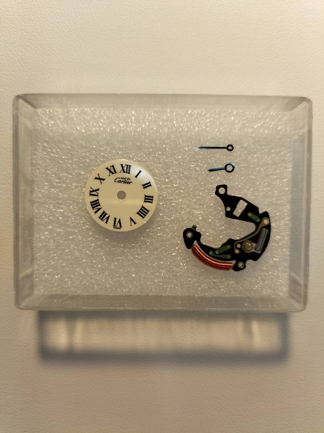 Cartier Must Colisée 590002 Quartz Cal.90 SV925 Leather Original Pin Buckle (GP) Ivory Roman Dial (SWISS marking) Overhauled