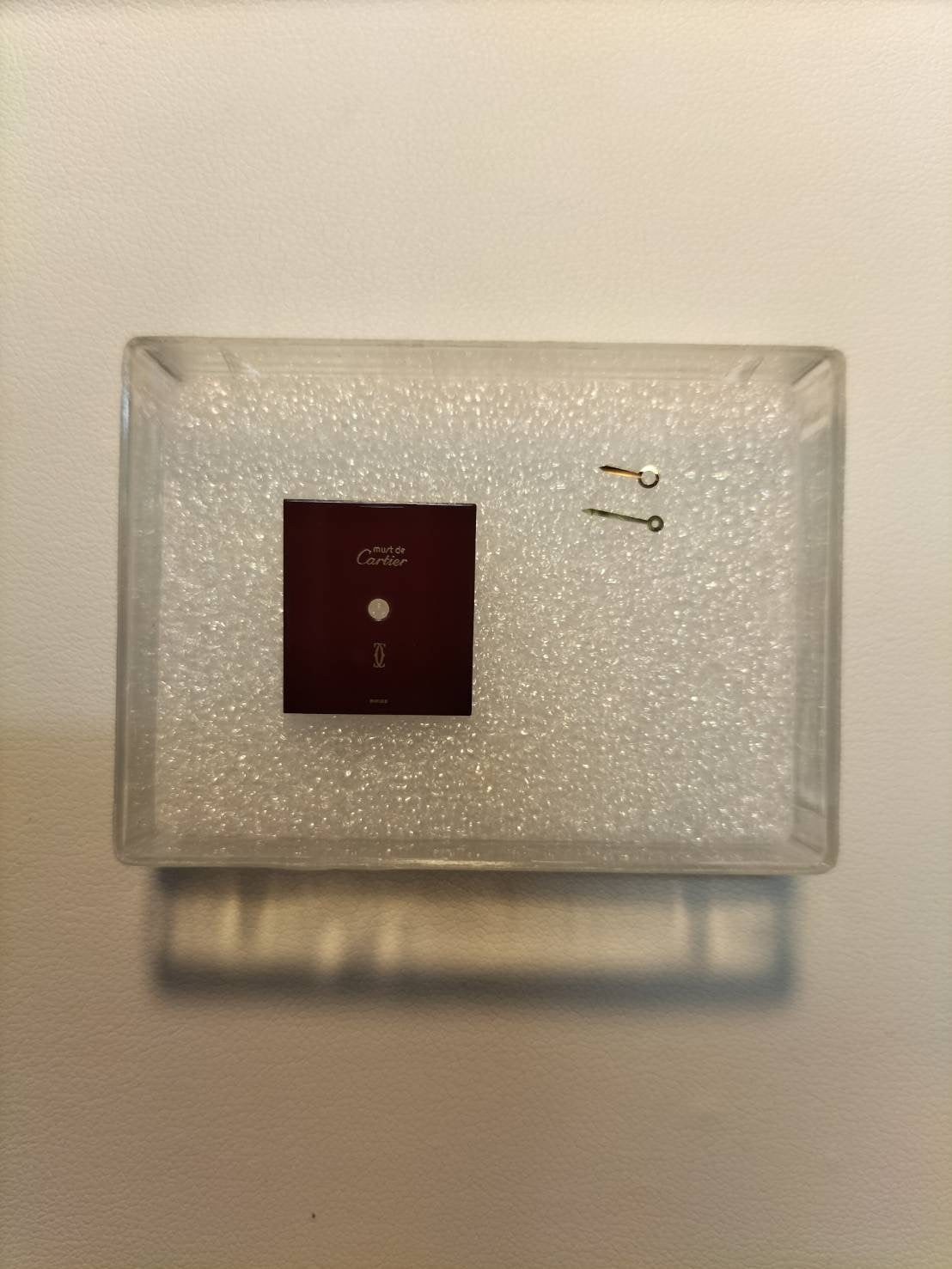 Cartier Must Tank SM Manual winding SV925 Genuine leather strap Genuine buckle (GP) Garnet dial Bordeaux dial Overhauled