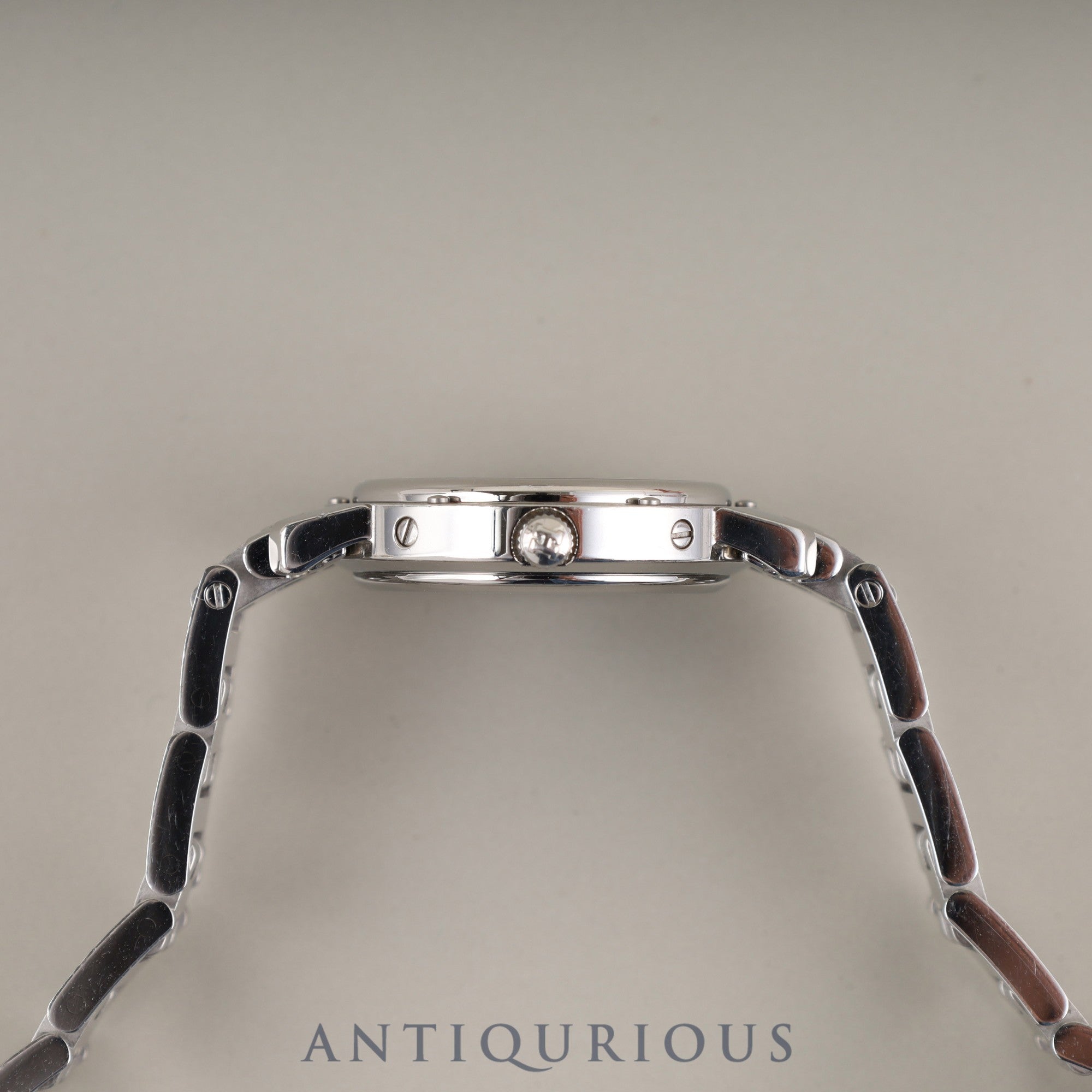 エルメス クリッパー CL4.210 クォーツ SS SS ブルー文字盤 箱 冊子 保証書 オーバーホール済み