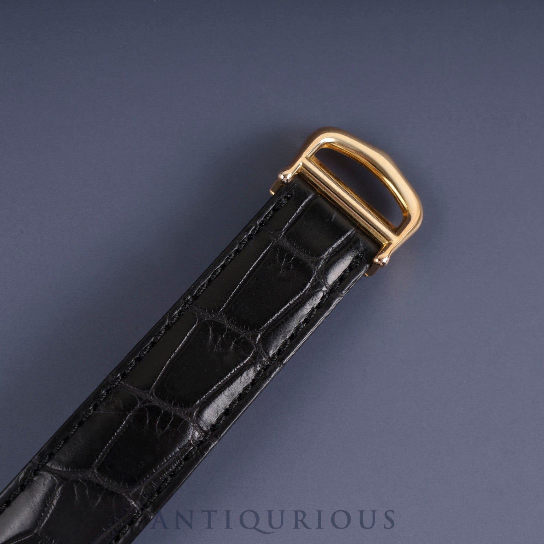 カルティエ マストタンク LM 590005 クォーツ Cal.90 SV925 革 純正Dバックル(GP) トリニティ文字盤 オーバーホール済み