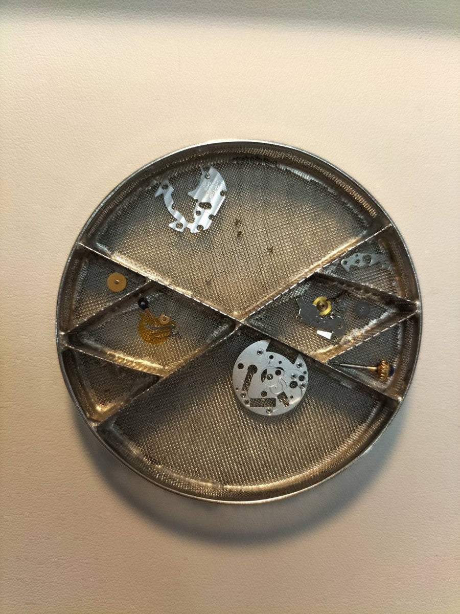 Cartier Must Trinity W1010744/2735 Quartz Caliber 157 SV925 GP Leather Strap with Genuine D-Clasp (GP) Buckle, Side Trinity Dial, Overhauled