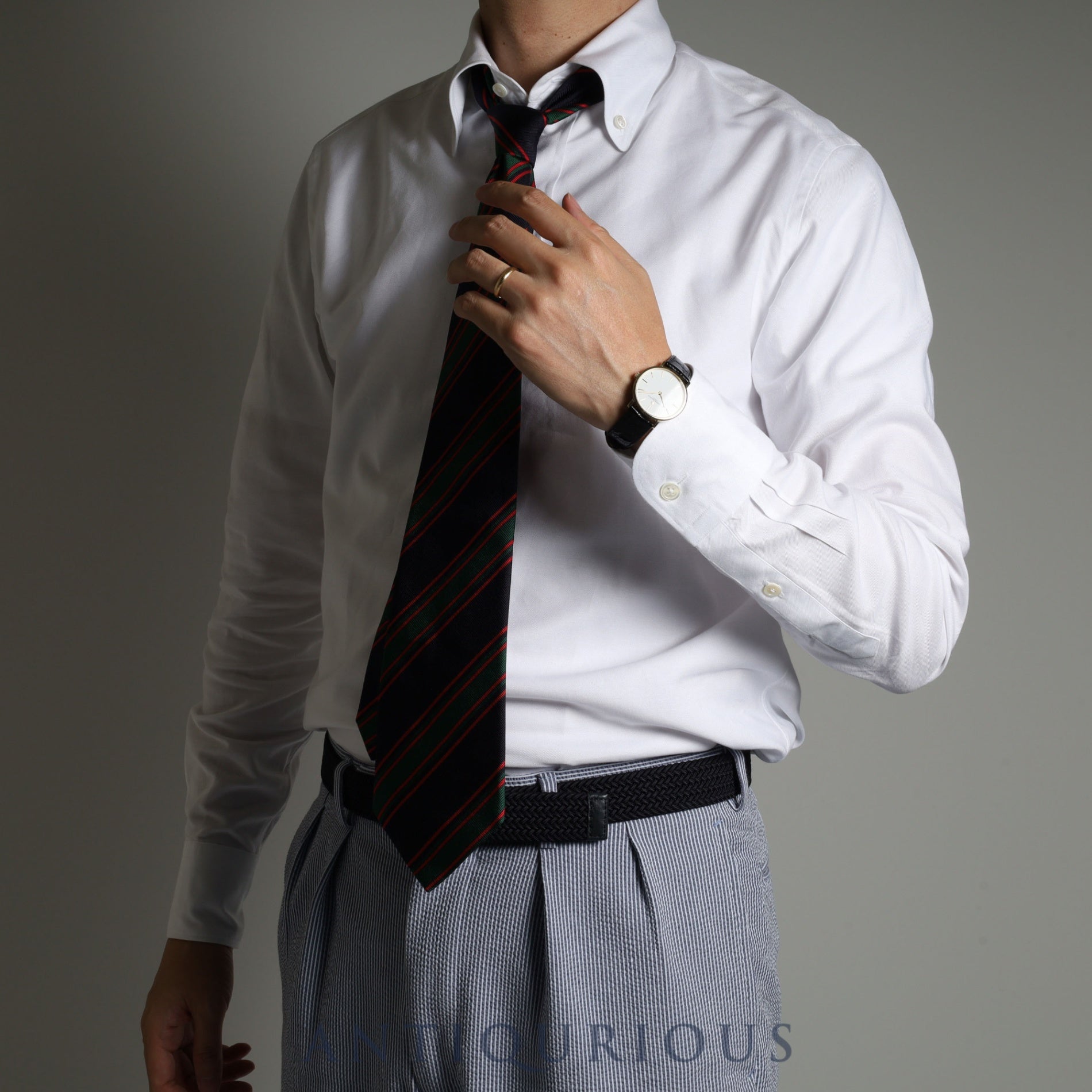 ヴァシュロン・コンスタンタン エッセンシャル 31039 手巻き Cal.1132 750YG 革 純正尾錠(750YG)ホワイト文字盤