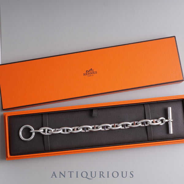 エルメス ブレスレット シェーヌダンクル GM SV925 13コマ 箱