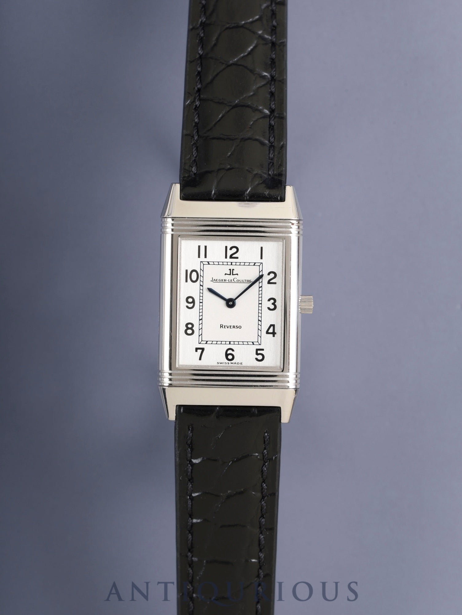 ジャガー・ルクルト レベルソ クラシック 250.8.86 手巻き Cal.846/1 SS 革 純正ピンバックル(SS)シルバーアラビア文字盤 オーバーホール済み