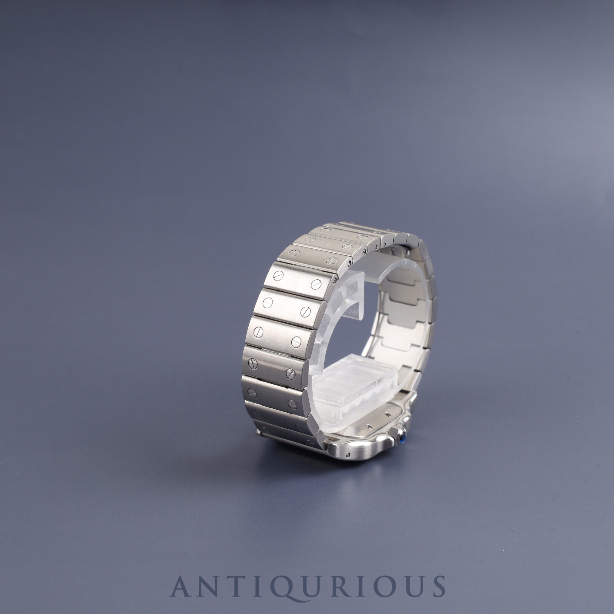 カルティエ サントス ガルベ LM W20055D6 / 2319 自動巻き SS SS シルバーギョーシェ文字盤 カルティエブティックにてコンプリートサービス(フルメンテナンス)済み