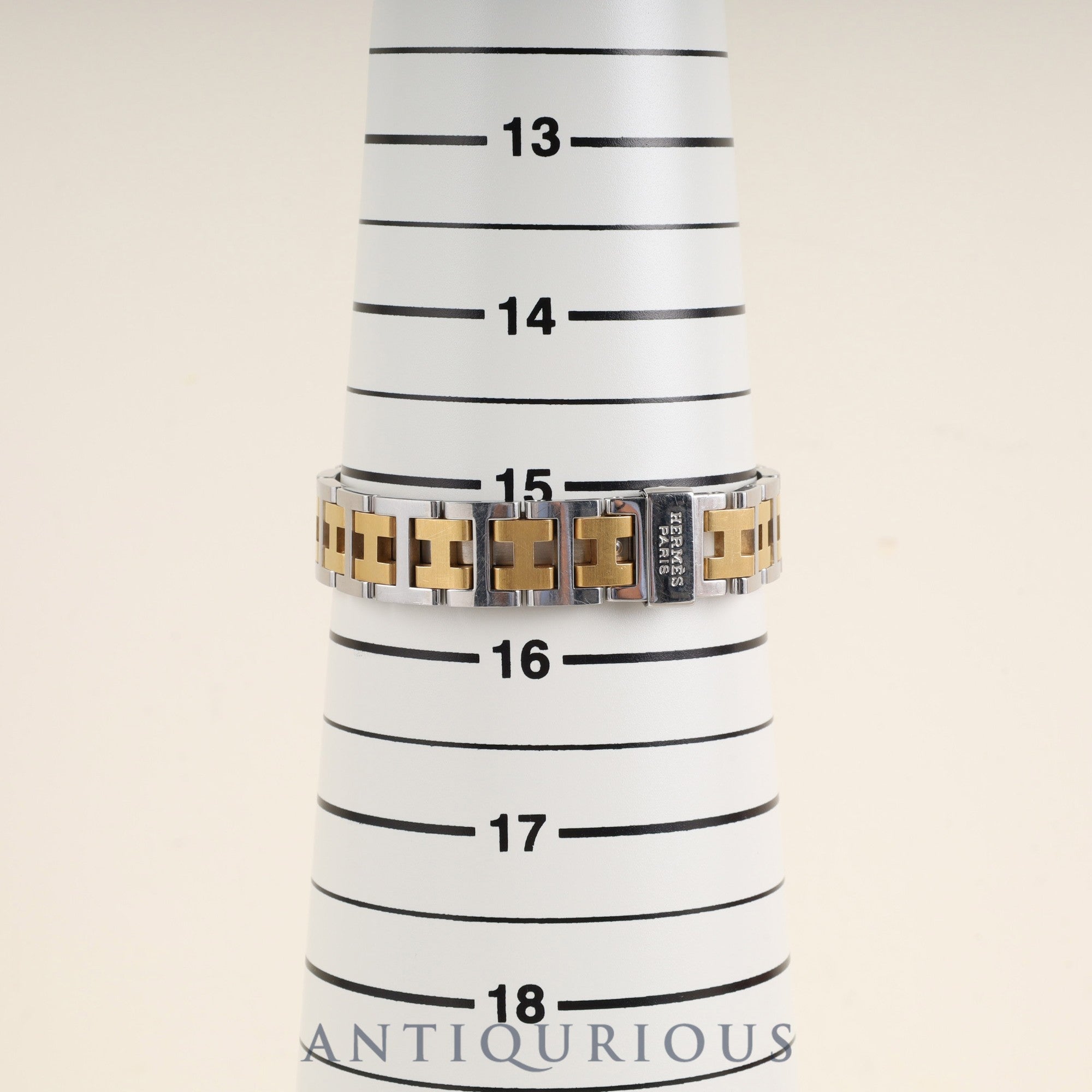 エルメス クロアジュール CR1.240 クォーツ Cal.976.001 SS/GP SS/GP ゴールド文字盤 オーバーホール済み