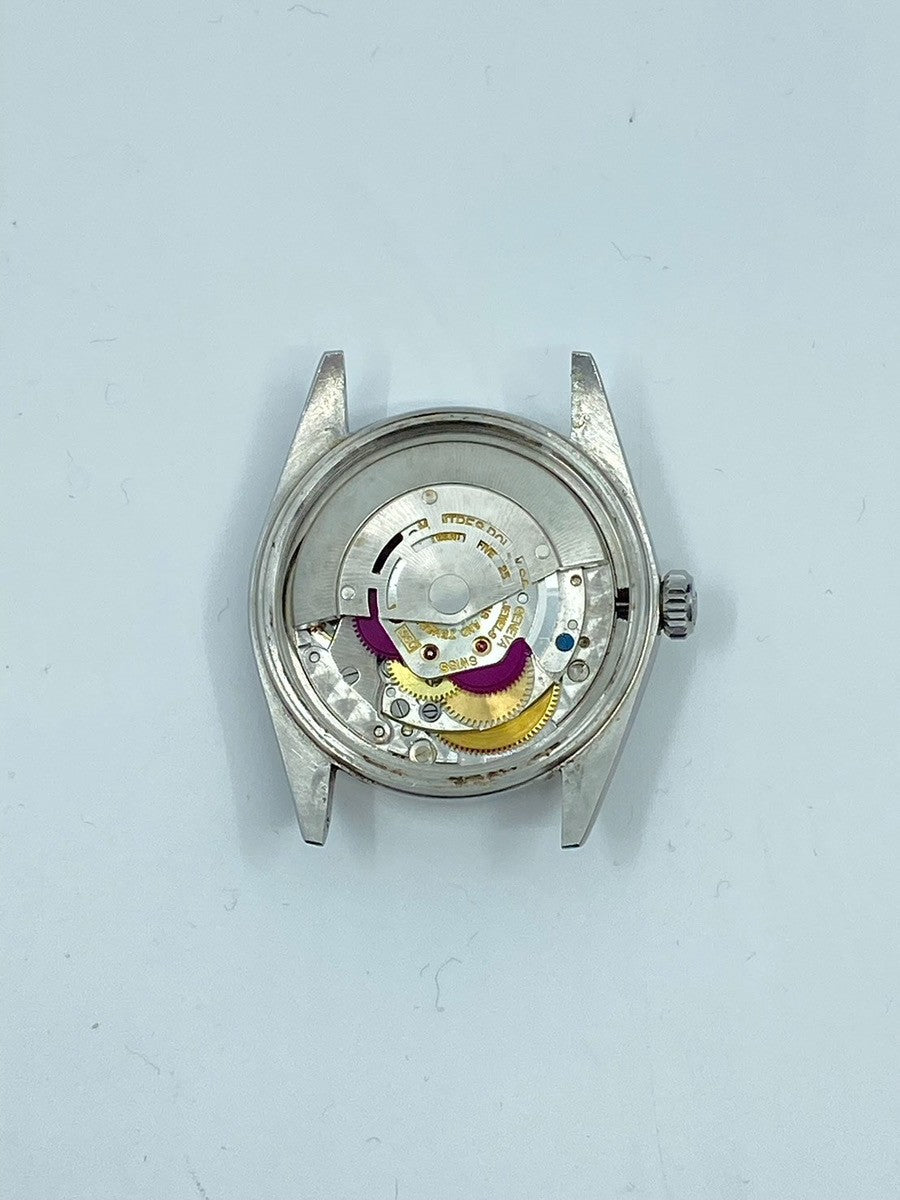 Rolex Datejust 1601 Automatic Caliber 1560 Stainless Steel/White Gold Stainless Steel Silver Dial No. 36 (1972) Overhauled