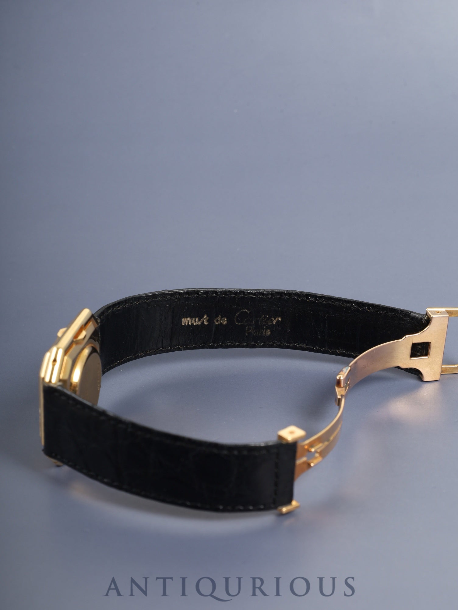 Cartier Ceinture XL 17001 Automatic Cal.2670 750YG Original Leather Strap Original D-Buckle (750YG) White Roman Dial (PARIS designation) Overhauled