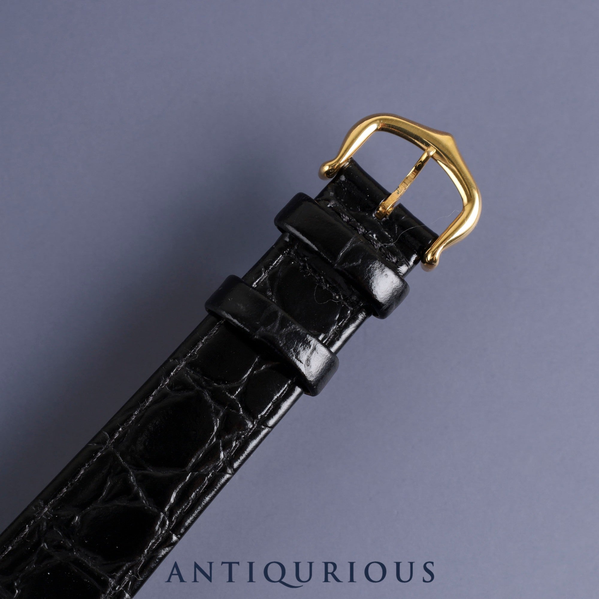 カルティエ マストタンク LM 手巻き Cal.78-1 SV925 革 純正尾錠 オニキス文字盤 オーバーホール済み