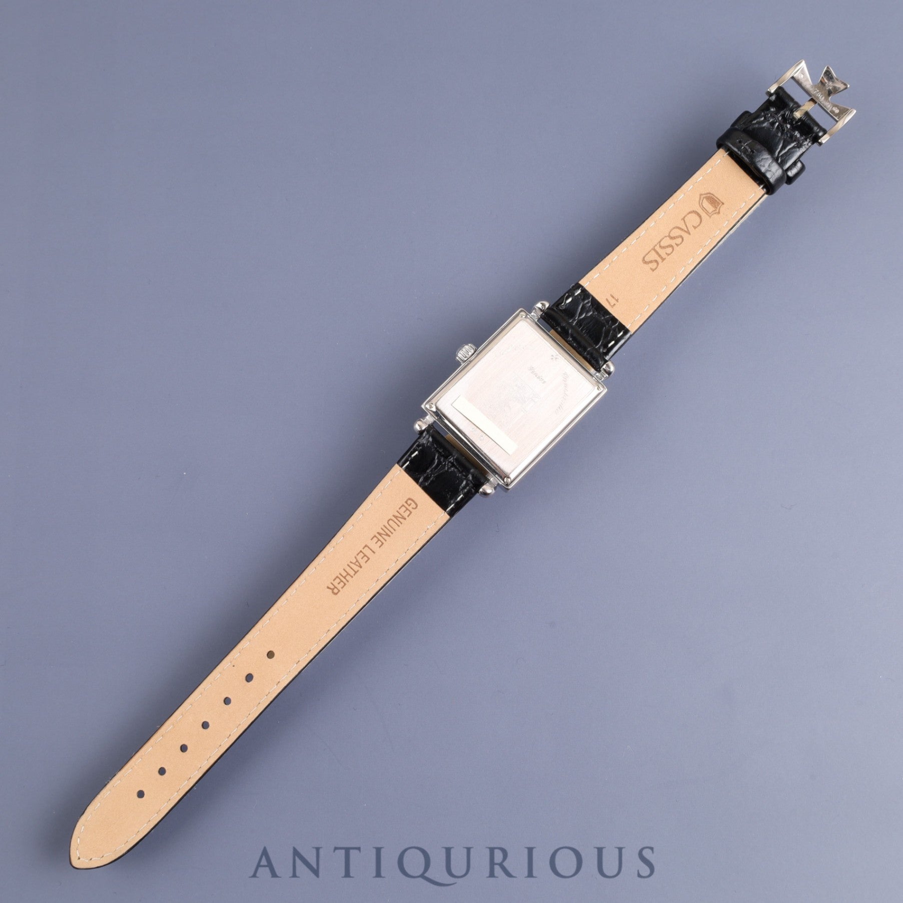 Vacheron Constantin Cabinotier 91001/00G-7 Manual winding Cal.1017 WG Leather Genuine buckle (750) Silver Roman dial Felt case Replacement genuine strap Complete service completed