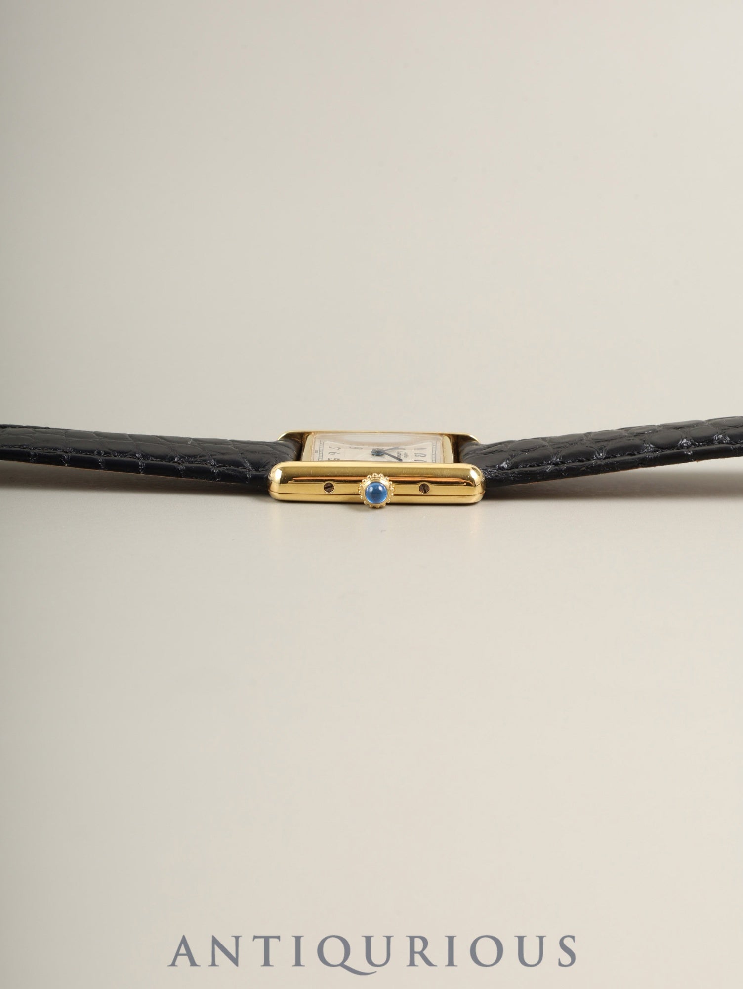 Cartier Must Tank SM 5057001 Quartz Cal.057 SV925 Leather strap Original D-buckle (GP) Arabic numeral dial (SWISS marking) Overhauled and newly polished