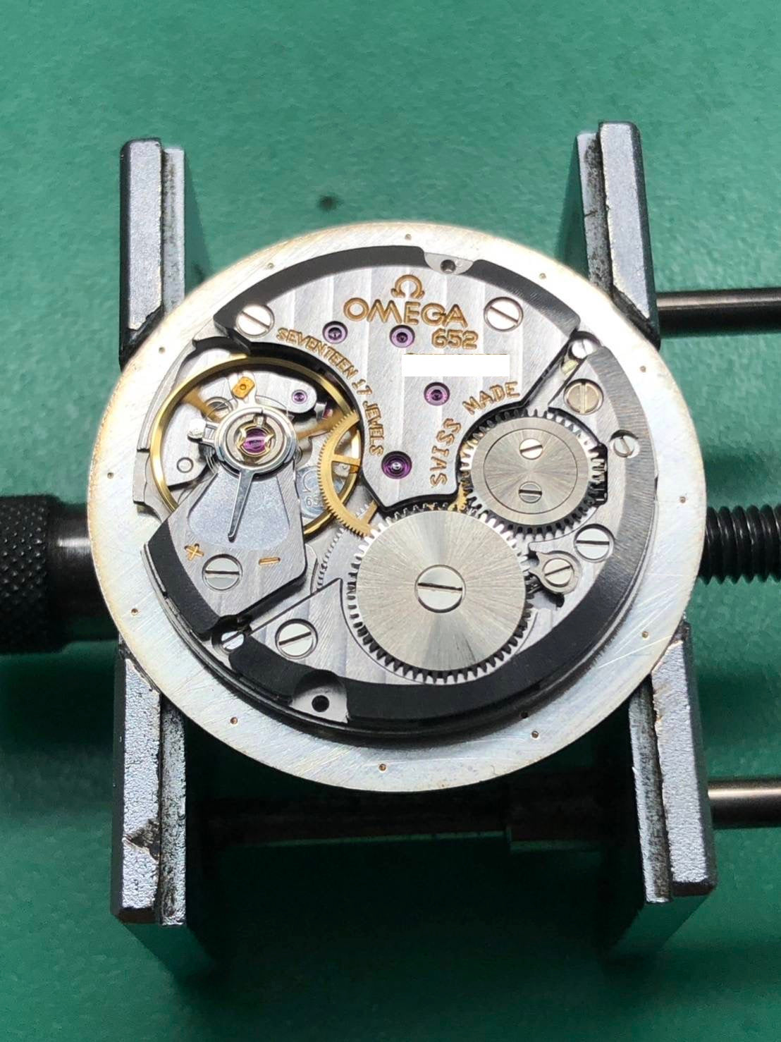 Omega De Ville Prestige 4620.31 Manual winding Cal.652 YG Leather Genuine buckle (GP) Silver dial 34mm