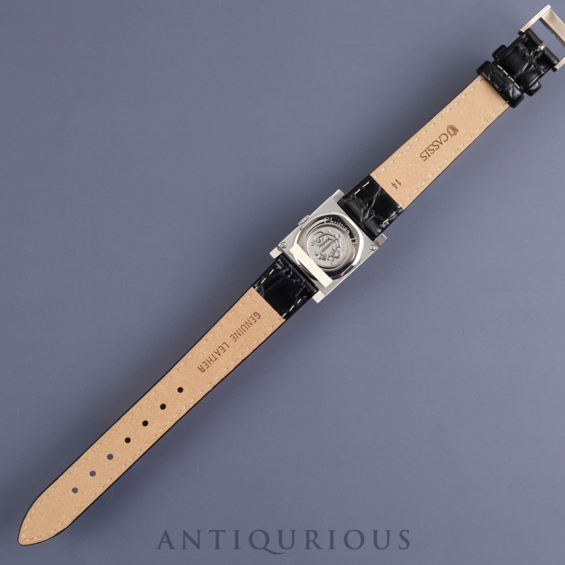 Christian Dior La Parisienne D60-109 Quartz Cal.980.003 SS Leather Genuine Buckle (SS) White Dial Overhauled