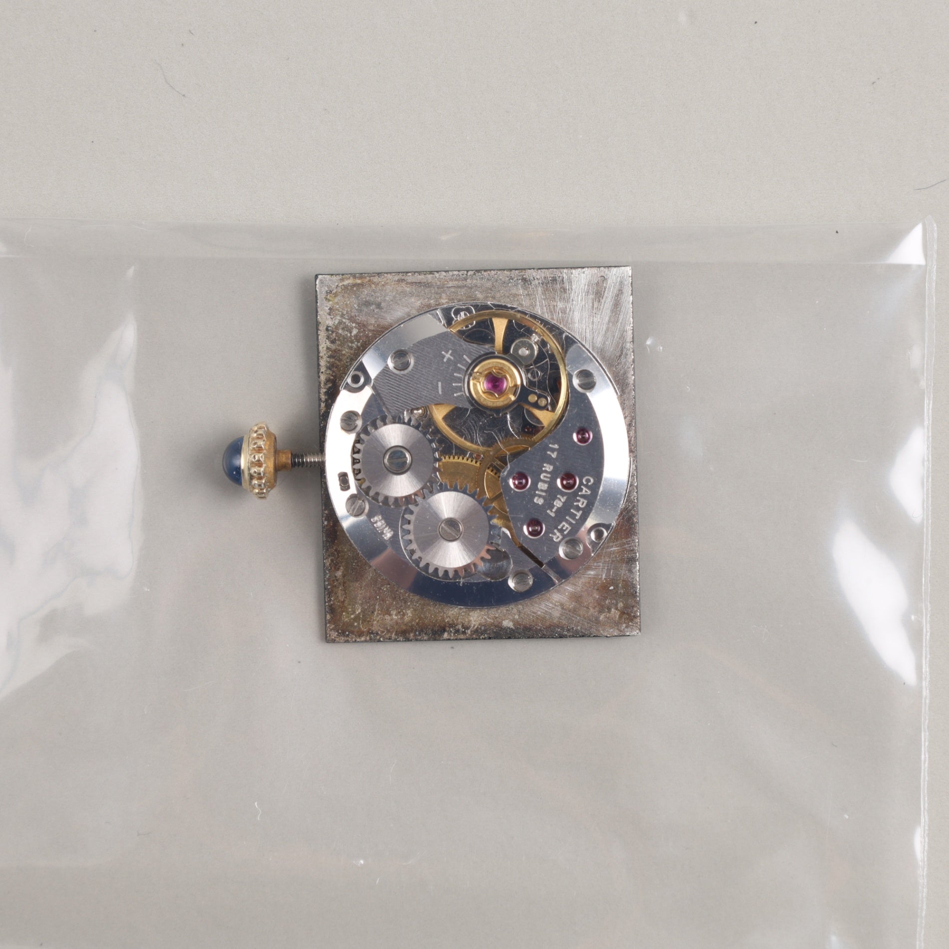 Cartier Must Tank LM Manual winding Cal.78-1 925 Leather Genuine buckle (GP) Black Roman dial Overhauled