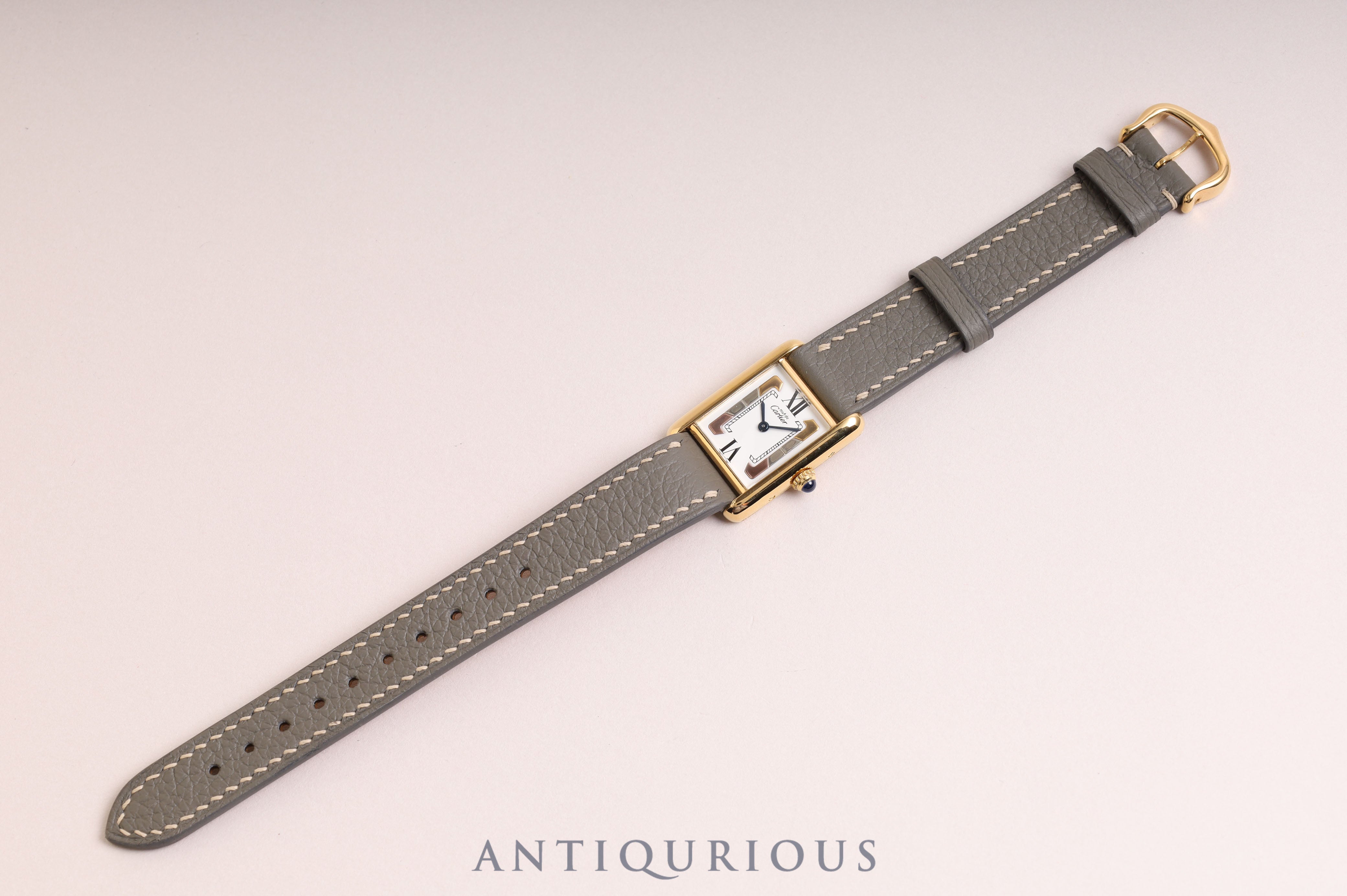 Cartier Must Tank SM QZ Trinity Dial 5057001 with box, new finish