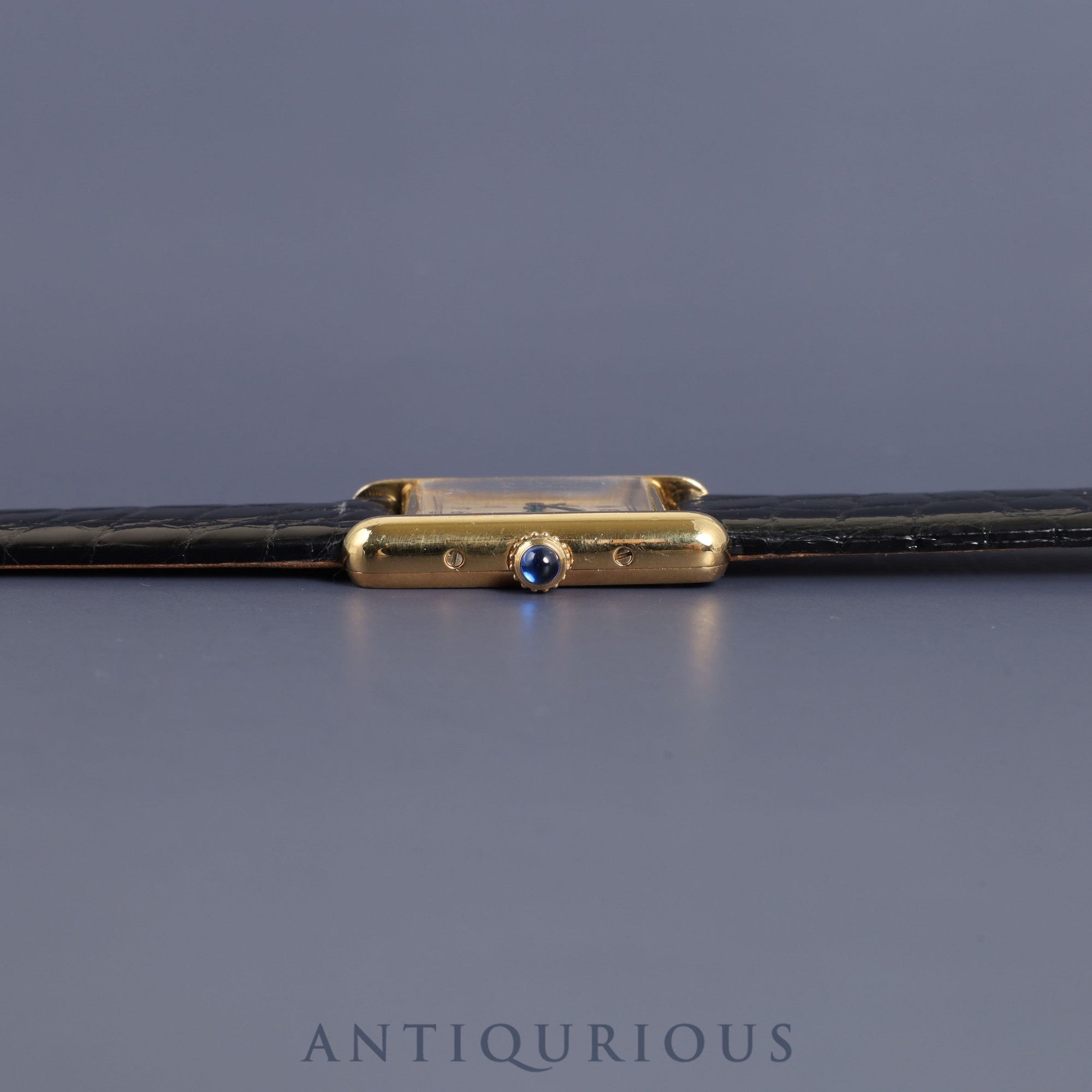 カルティエ マストタンク SM 5057001 クォーツ SV925 革 純正尾錠(GP) アラビア文字盤 カルティエブティックにてコンプリートサービス(フルメンテナンス)済み 新品仕上げ済み