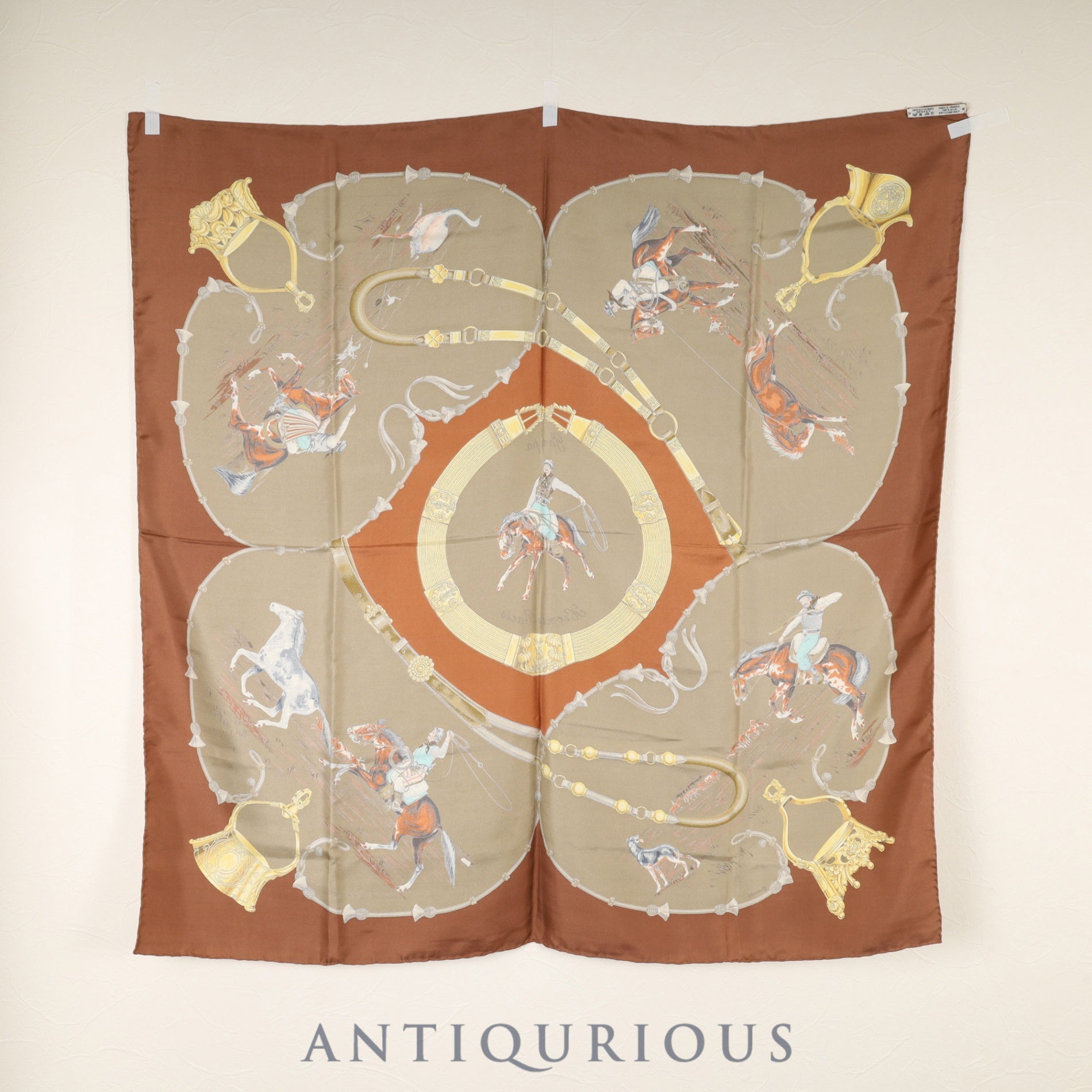 Hermes Scarf Carré 90 Prairie 100% Silk