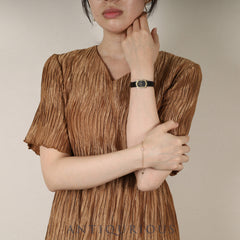 Vacheron Constantin Rectangular 15035 Manual winding Cal.1052 750 Leather Genuine buckle (750) Black dial Tag Booklet Warranty (1982) Genuine leather strap Overhauled