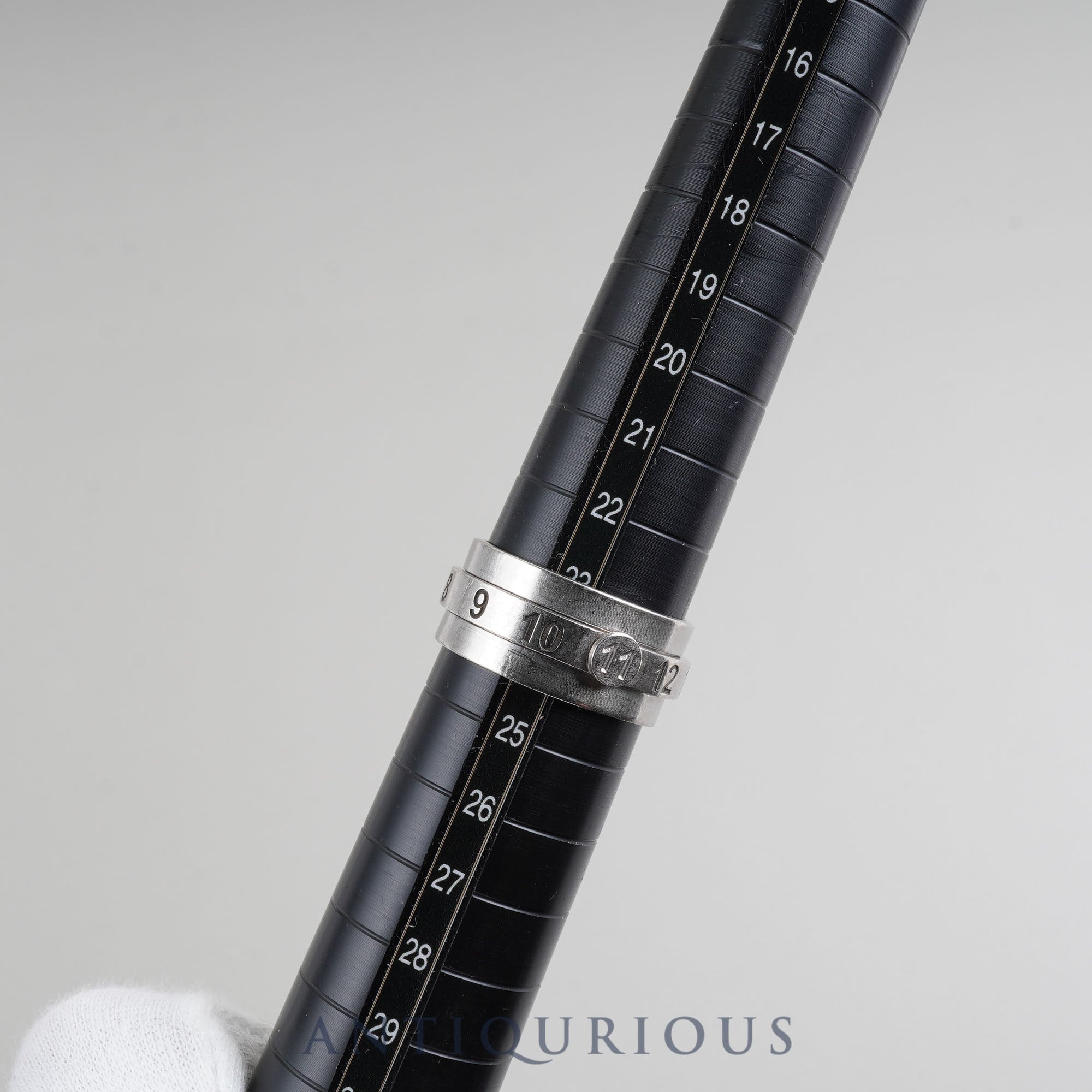 メゾンマルジェラ リング ロータリングナンバー 23.5号 スターリングシルバー