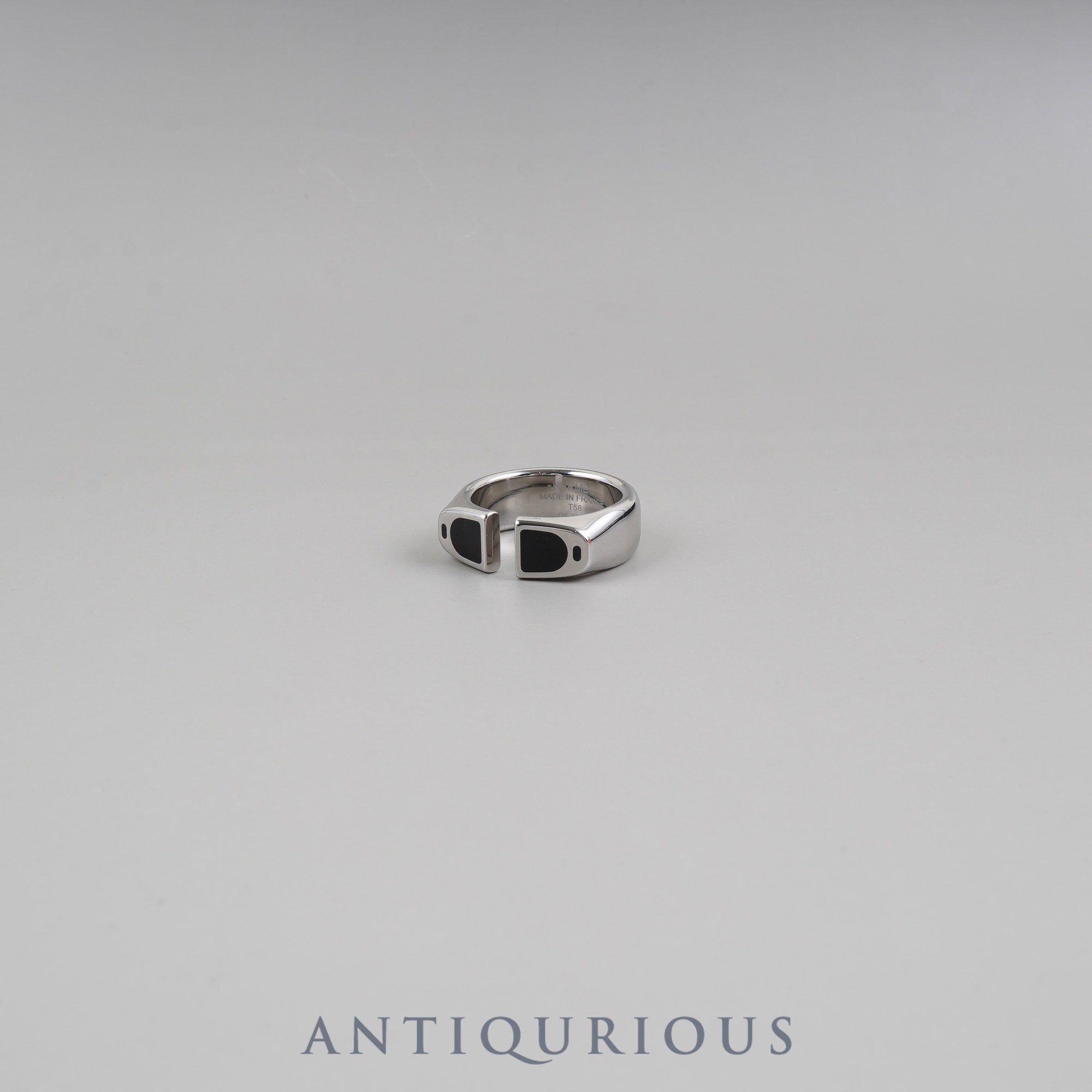 Hermès Etrier Ring SS #T58 Dust Bag Box Tag Card (2024)