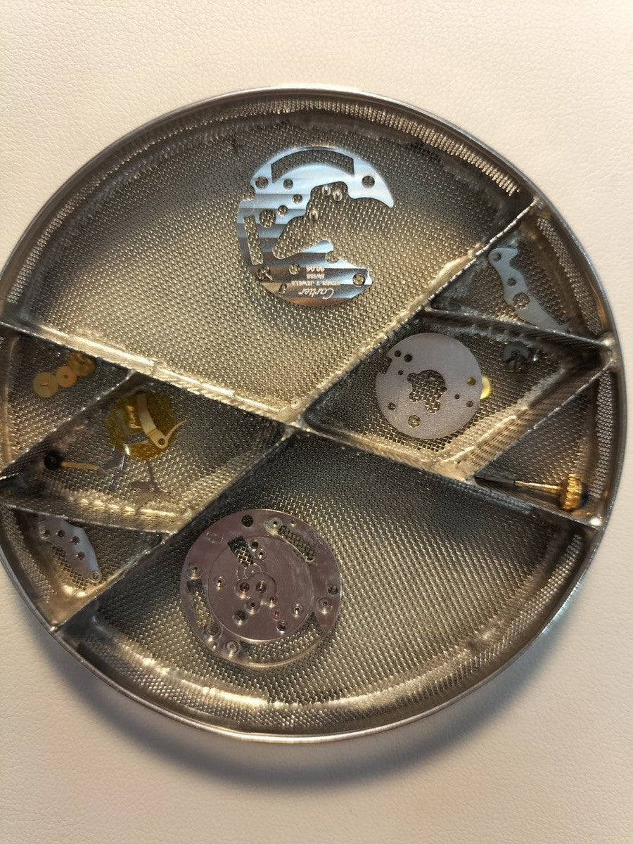 カルティエ マストコリゼ W1009954 / 1902 クォーツ SV925 革 純正尾錠(GP)ホワイト飛びローマンCC文字盤 オーバーホール済み