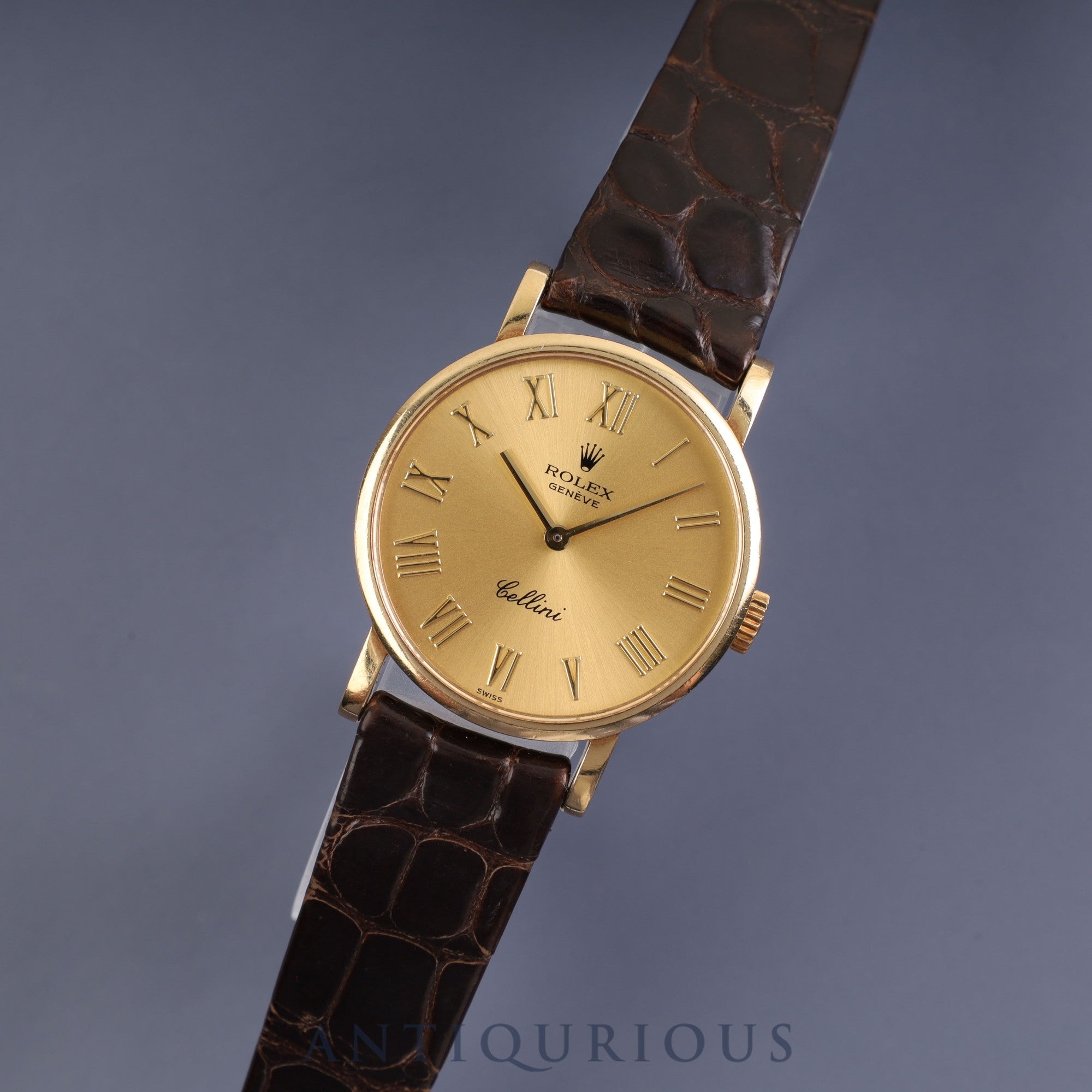 ロレックス チェリーニ 5109 手巻き YGケース 純正尾錠 ゴールド文字盤 W番(1994年~1995年)箱 保証書