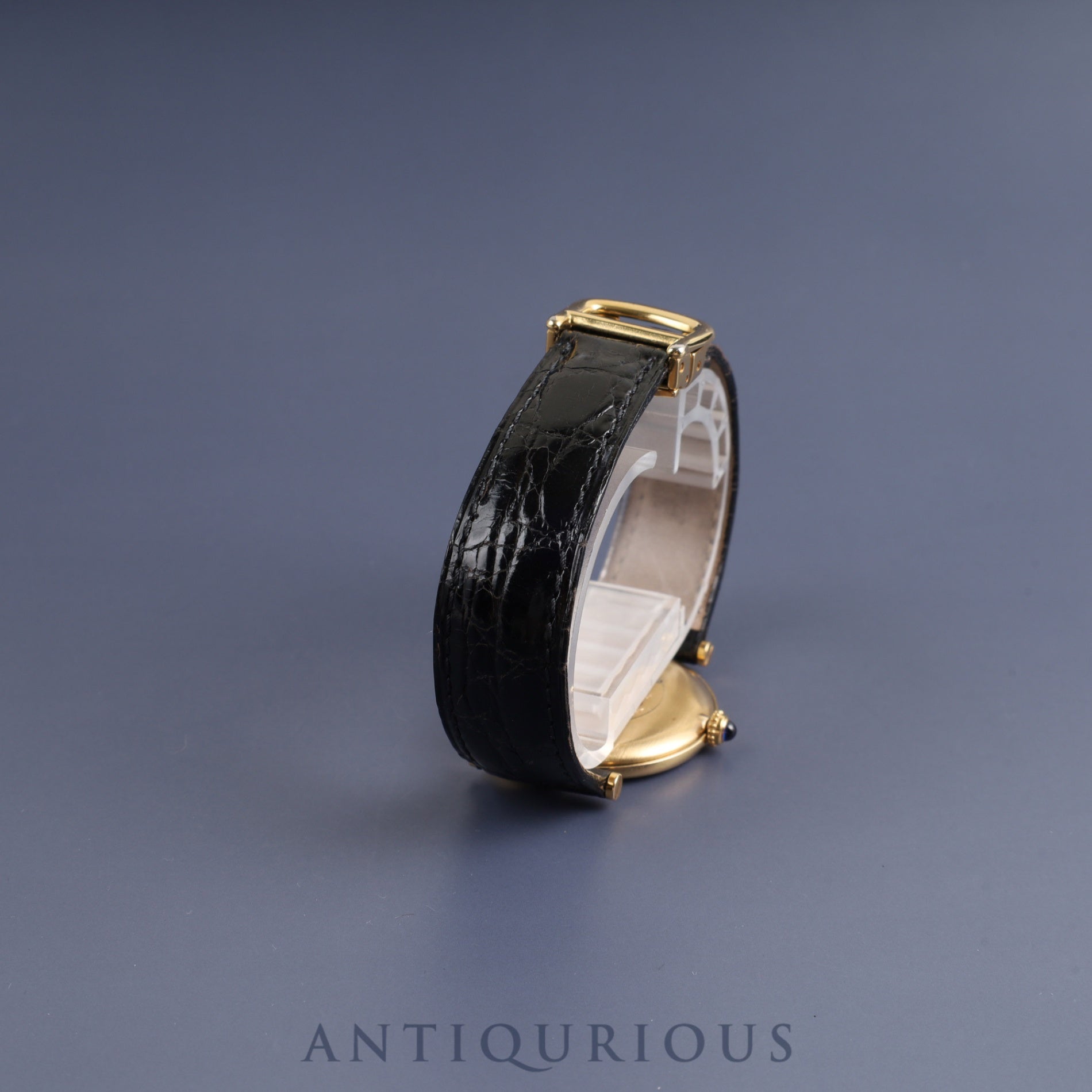 Cartier Must Vendome 590003 / W1005454 Quartz Cal.690 SV925 Genuine leather strap Genuine D buckle (GP) Opalan dial Overhauled