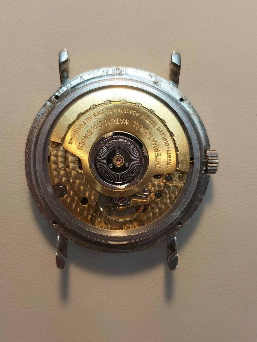 アイダブリュシー ポートフィノ 3513 1 自動巻き Cal.37521 SS 革 純正尾錠(SS) ホワイト文字盤 オーバーホール済み IWC