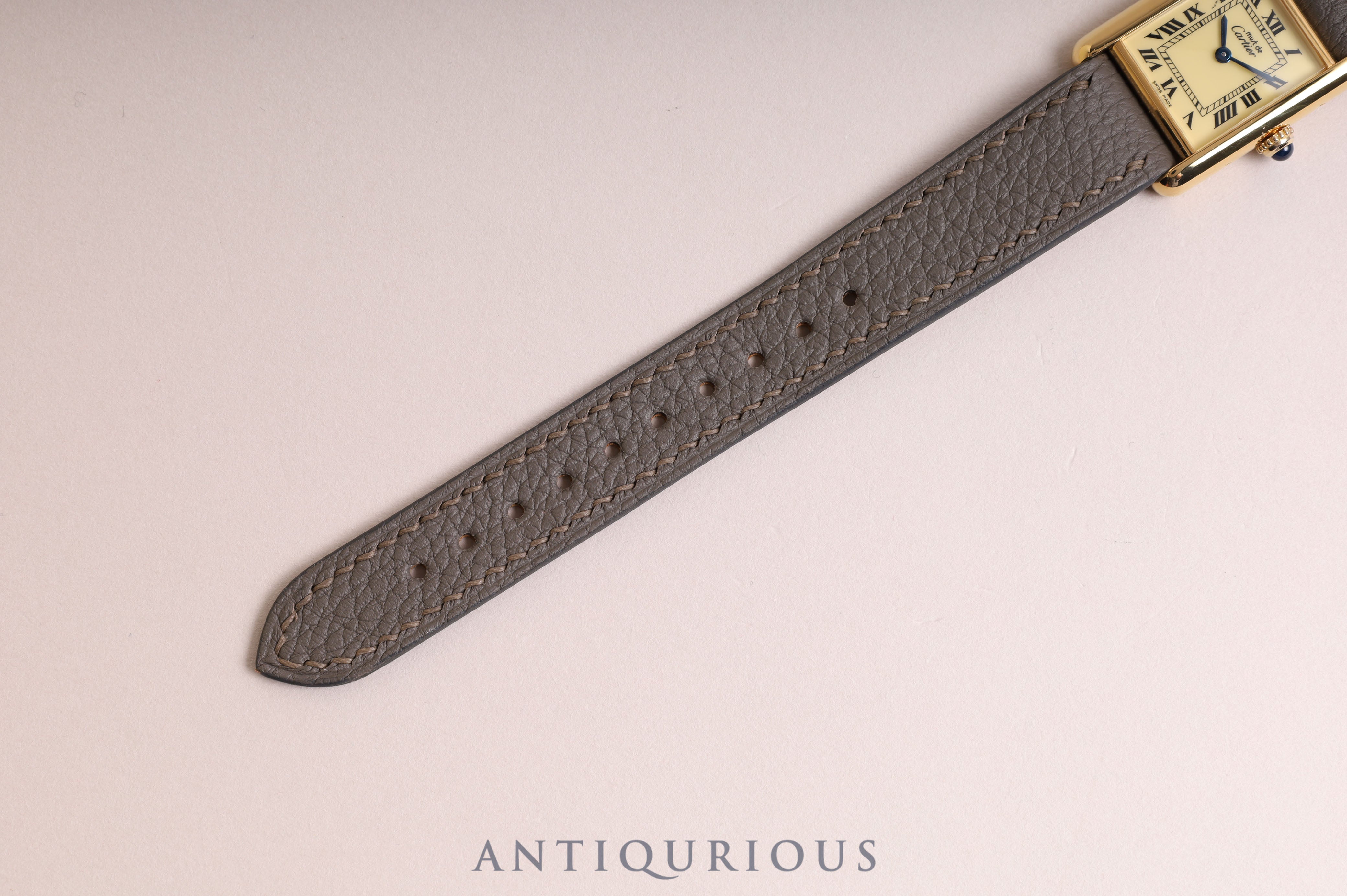 カルティエ マストタンク SM QZ アイボリーローマン文字盤 5057001 コンプリートサービス 新品仕上げ済み