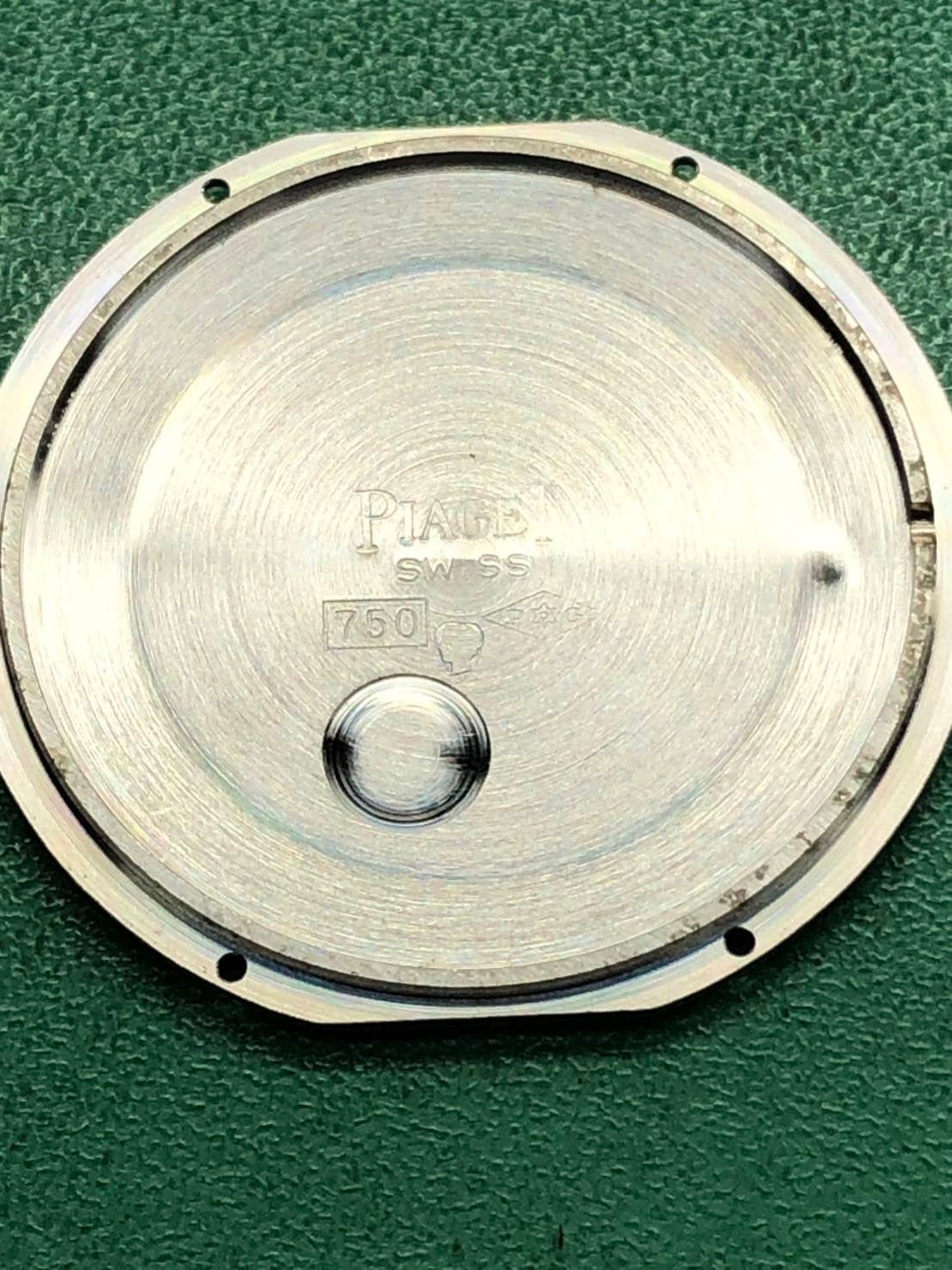 Piaget Round 90239 Manual winding Cal.9P2 WG Leather Genuine buckle (750) White dial Overhauled