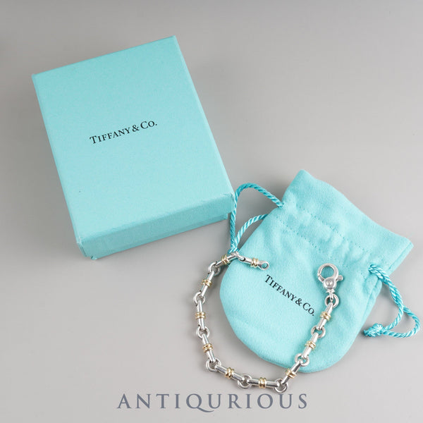 ティファニー ブレスレット ブライドルリンク サークル バー リンク SV925/750 箱 保存袋