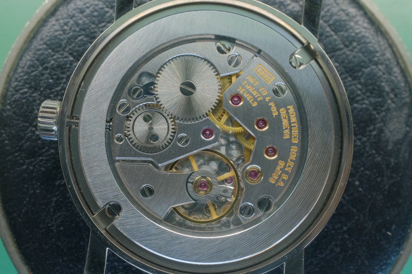 ロレックス チェリーニ 5115 手巻き Cal.1602 750 革 純正尾錠(750) 彫りコンピューター文字盤 冊子 保証書(2004年)純正ベルト オーバーホール済み