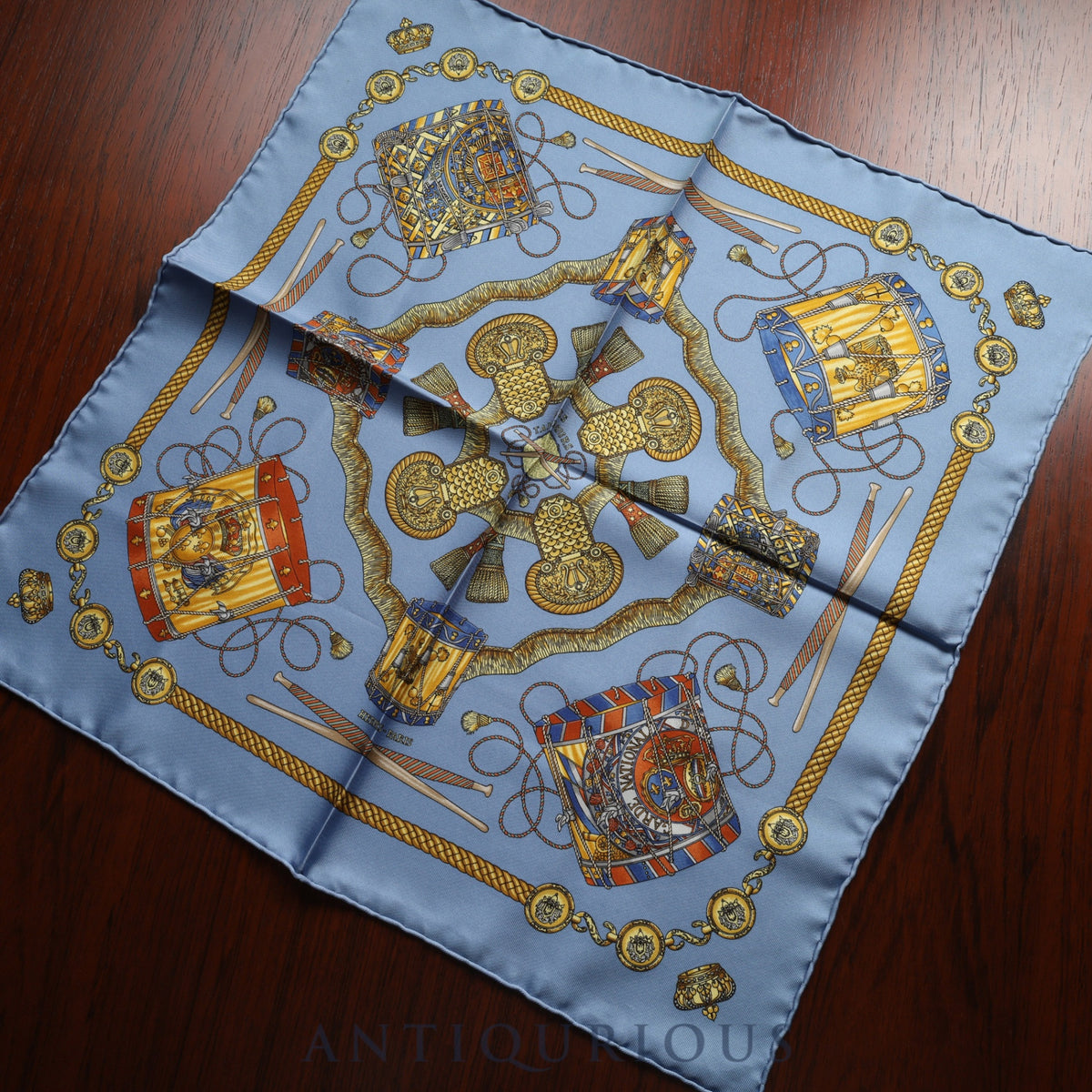 エルメス スカーフ カレ45 タンブールの太鼓 SILK100% | 東京銀座の 