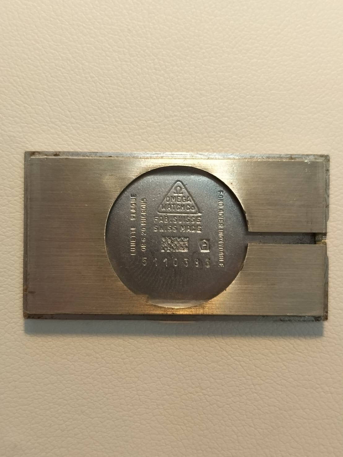 オメガ デ・ヴィル 5110383 手巻き Cal.620 SS 革 純正尾錠(SS) ネイビー文字盤 オーバーホール済み