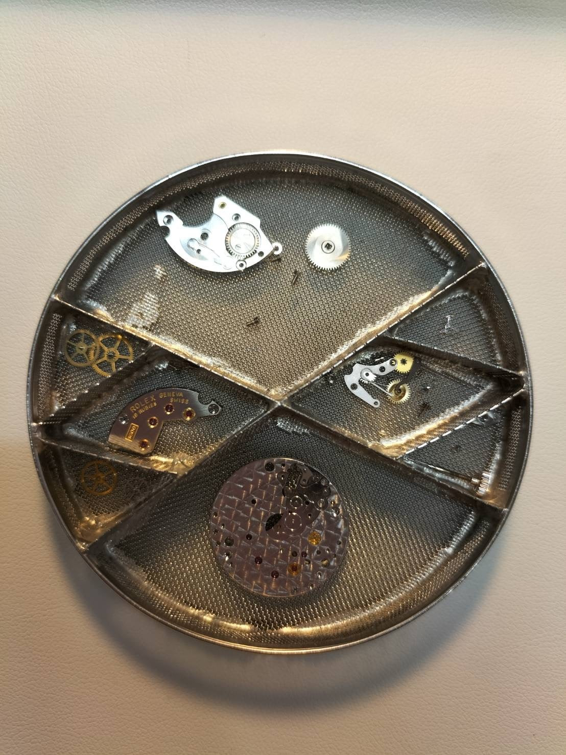 Rolex Cellini 4112 Manual winding Cal.1600 750 Leather Genuine buckle (SS) Silver dial No.4 (1974) Overhauled