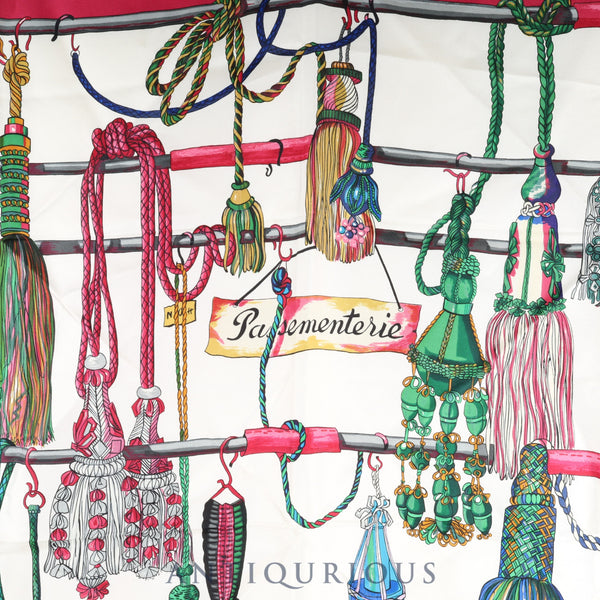 エルメス スカーフ カレ90 紐飾り SILK100%