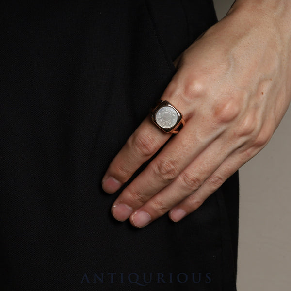 Hermes Ring Serie Corozo GP Approx. Size 18 with Box