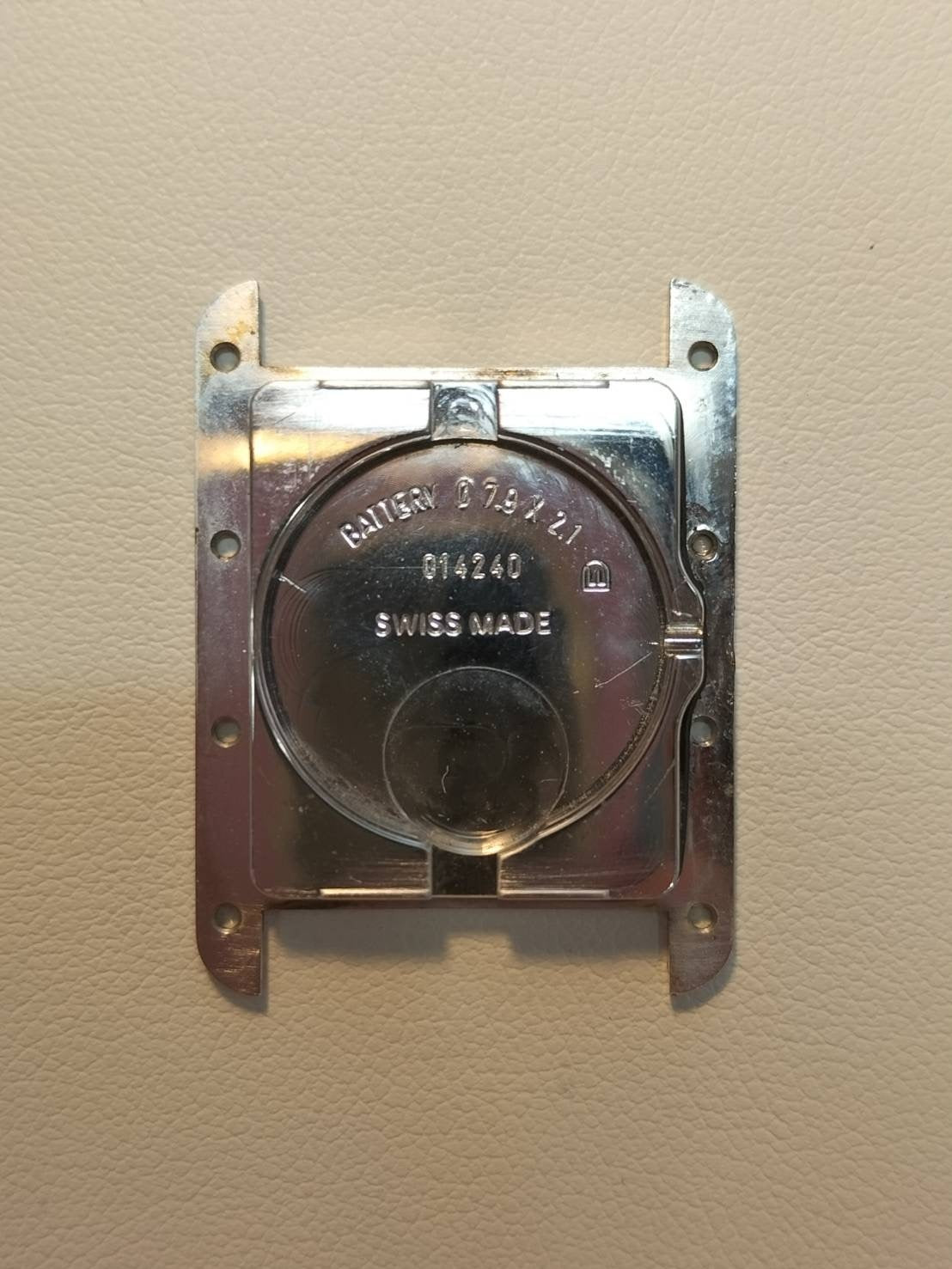 Cartier Must Tank GM (XL) W1014154 /2414 Quartz Cal.687 SV925 Leather Genuine D-buckle (SS) White Dial with Exploding Roman Numerals, CC Logo (SWISS MADE marking) Box Papers Overhauled