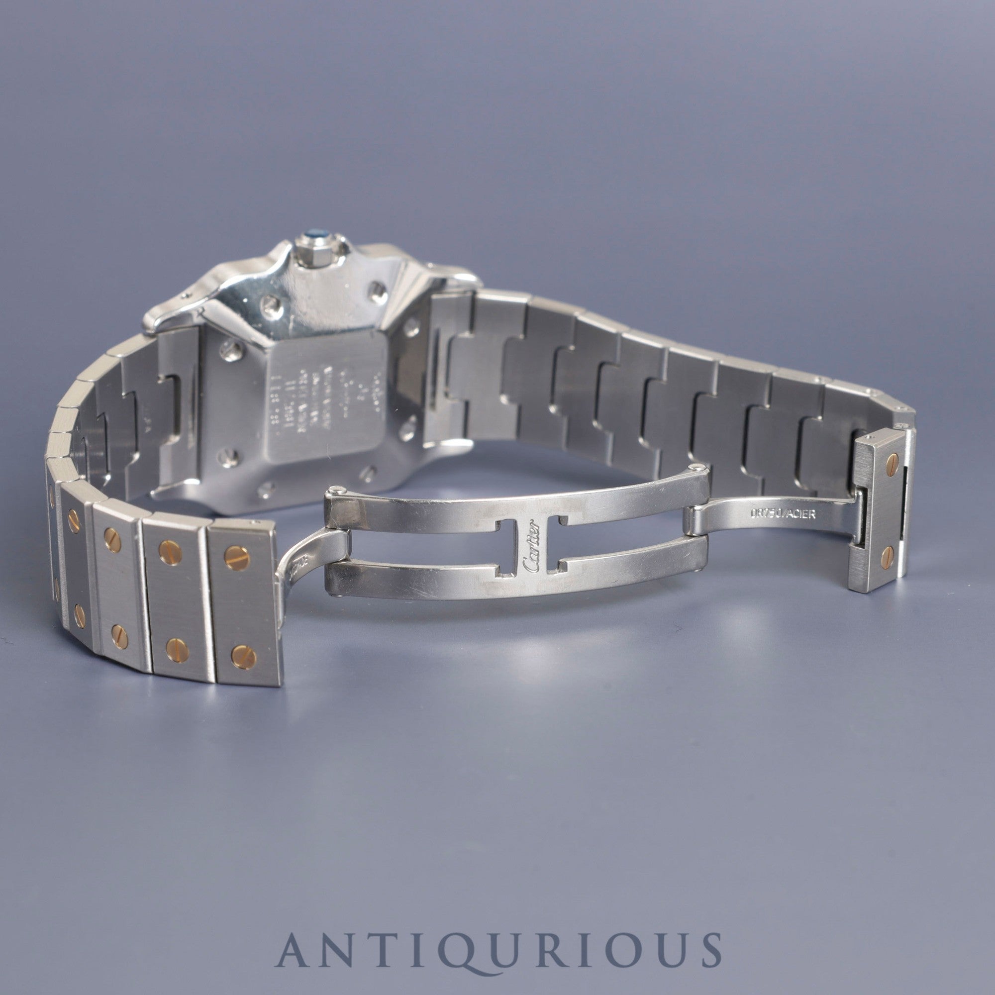 Cartier Santos Galbee LM 1172961 Automatic SS / YG White Roman Dial Complete service (full maintenance) completed at Cartier boutique