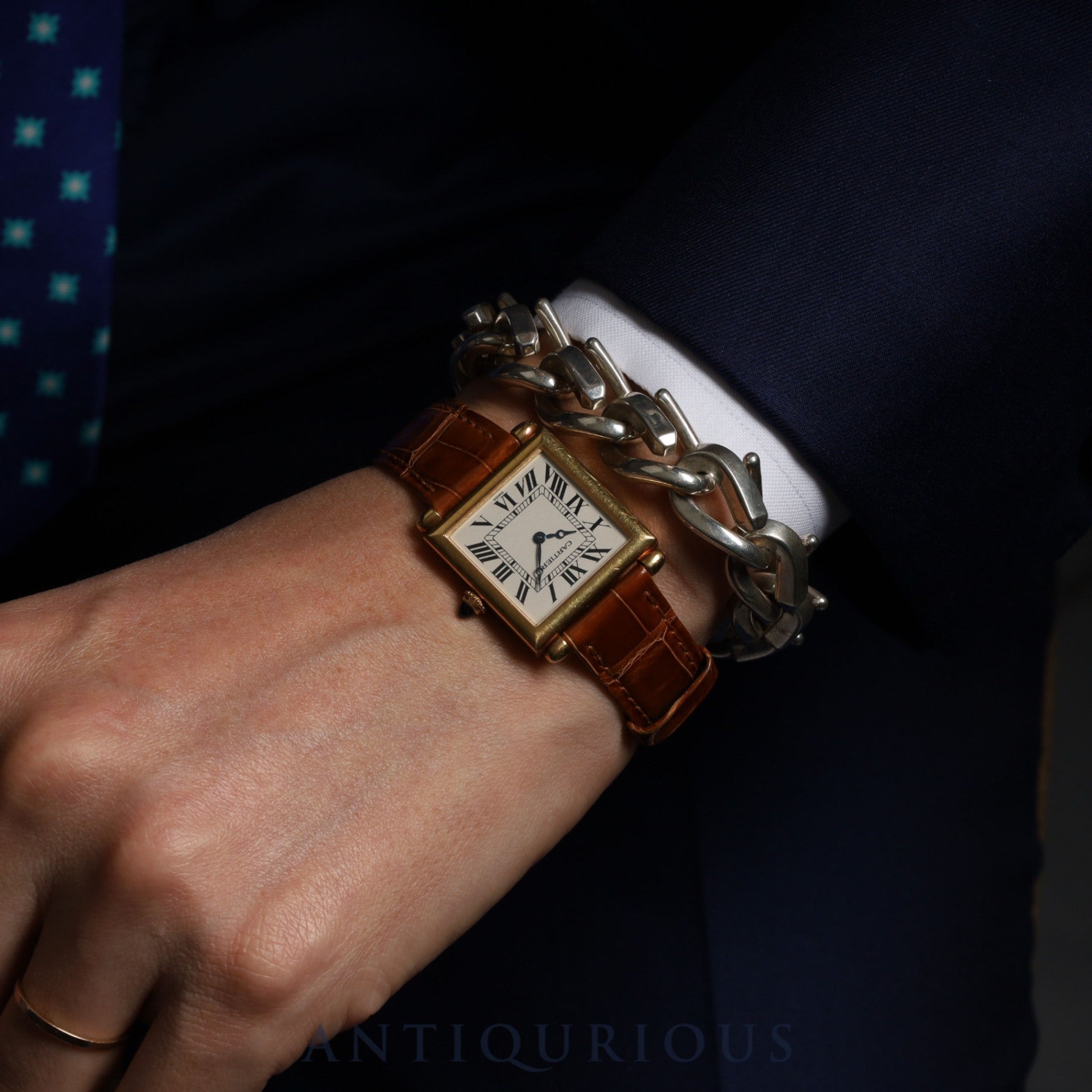 Cartier Tank Obu LM QZ W1512256