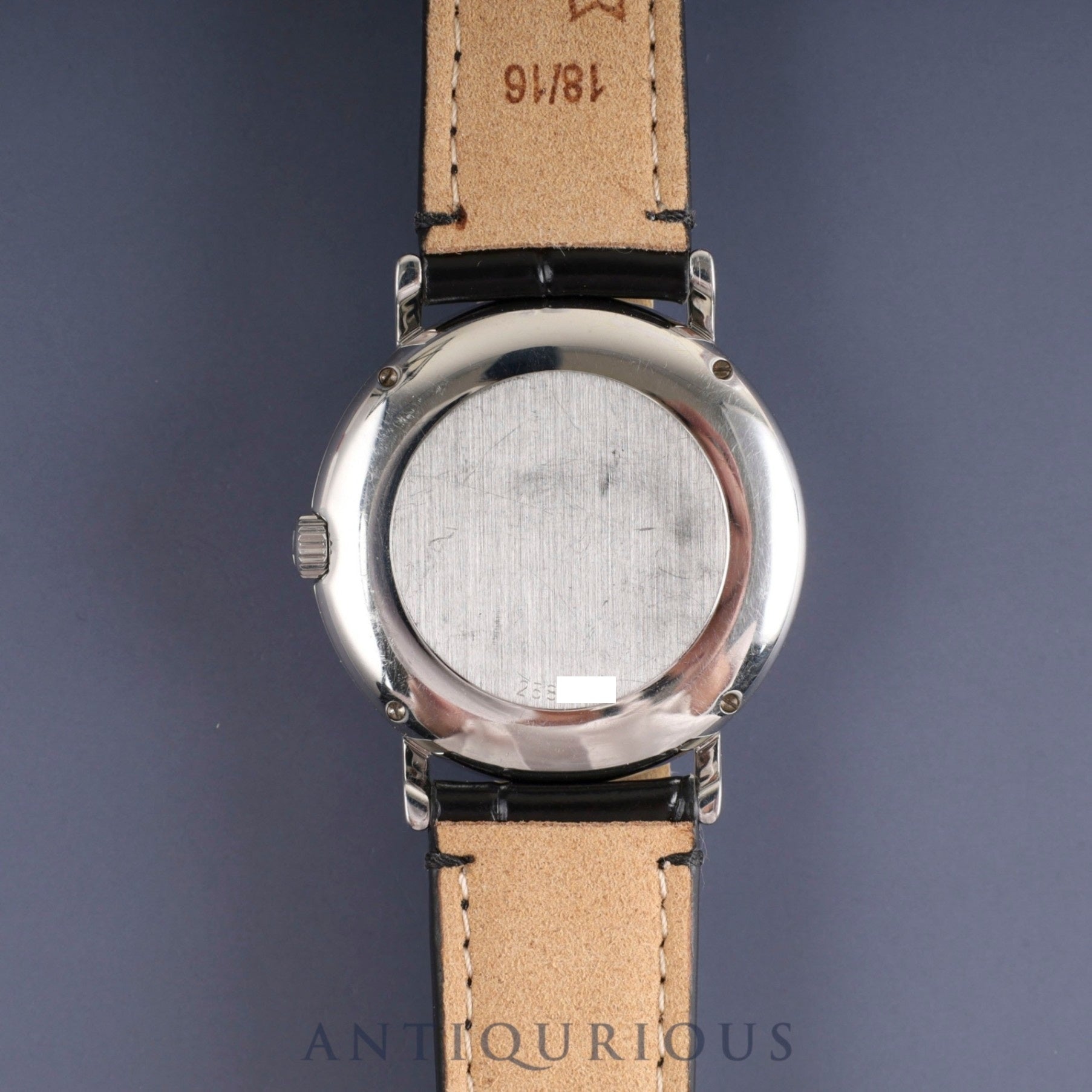 IWC Portofino IW351320 Automatic Cal.37521 SS Leather Genuine Buckle (SS) White Dial Warranty (2000) Overhauled IWC