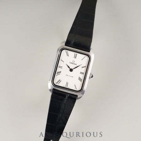 Omega De Ville 511.0503 Manual Winding Caliber 625 Stainless Steel Watch with Genuine Leather Strap and Genuine Stainless Steel Buckle, Silver Dial, Overhauled