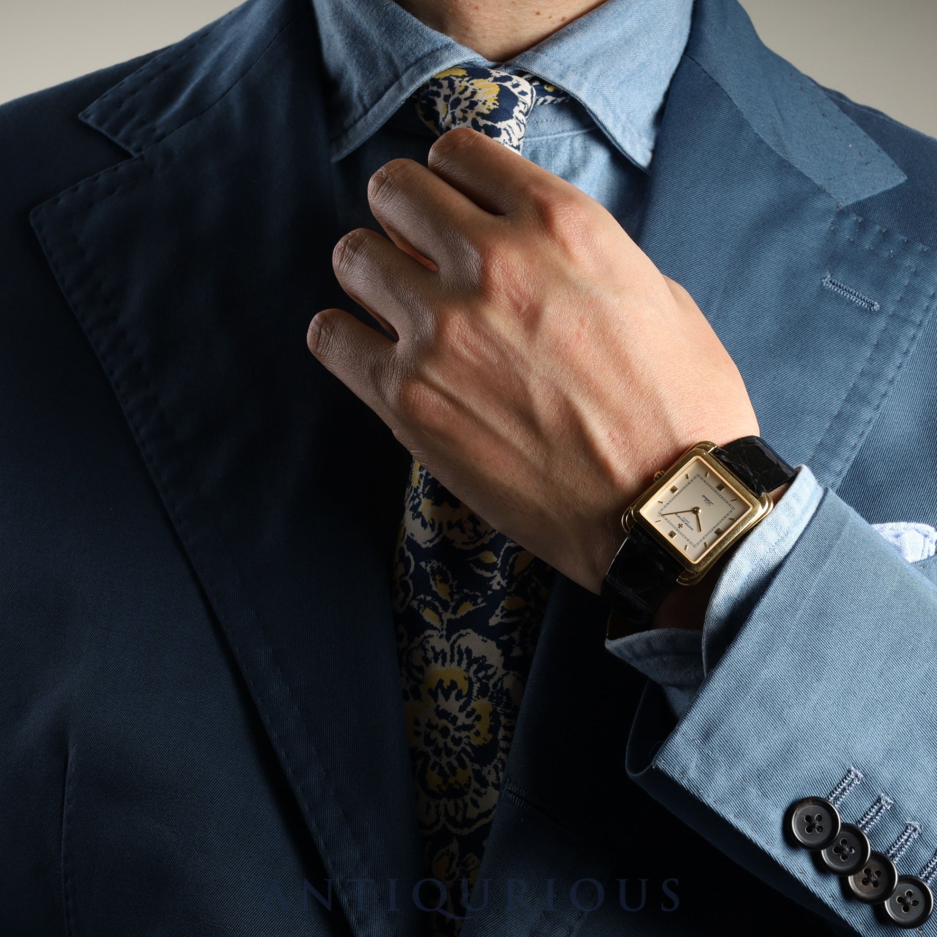 ヴァシュロン・コンスタンタン リベルテ 39044 / 1291-1991 スイス建国700年記念モデル 手巻き Cal.1015 750 革 純正尾錠(750)ホワイト文字盤 純正替えベルト オーバーホール済み