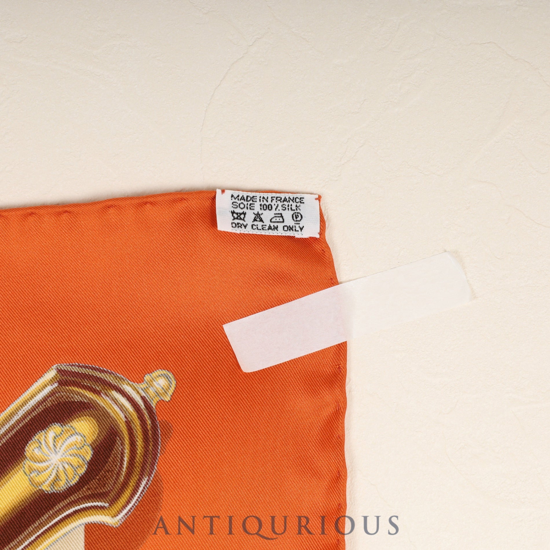 エルメス スカーフ カレ90 力強く SILK100% 箱