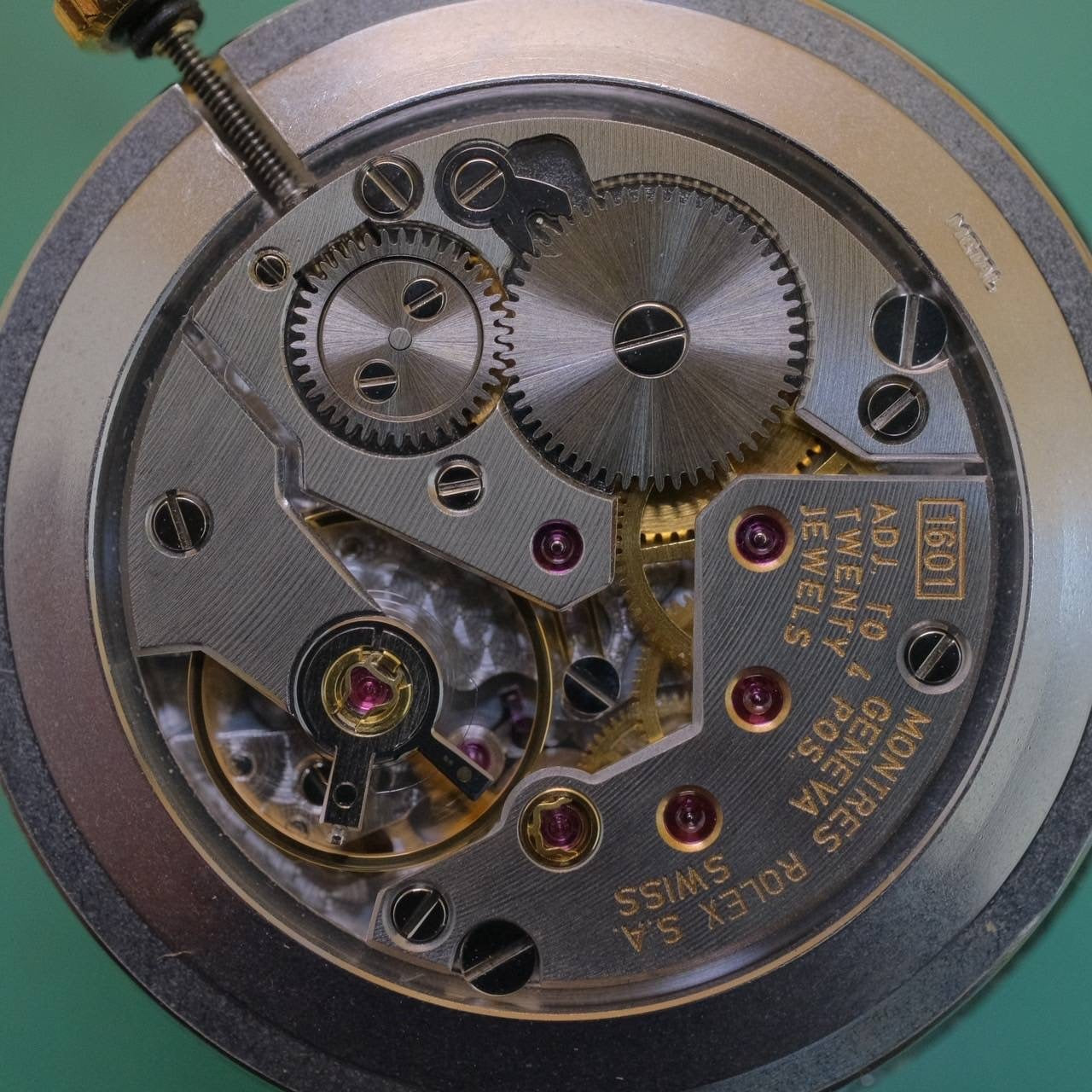 ロレックス チェリーニ 5112/8 手巻き Cal.1601 18KYG 革 純正尾錠(750)グレー文字盤 N番 1991年 保証書(1993年)