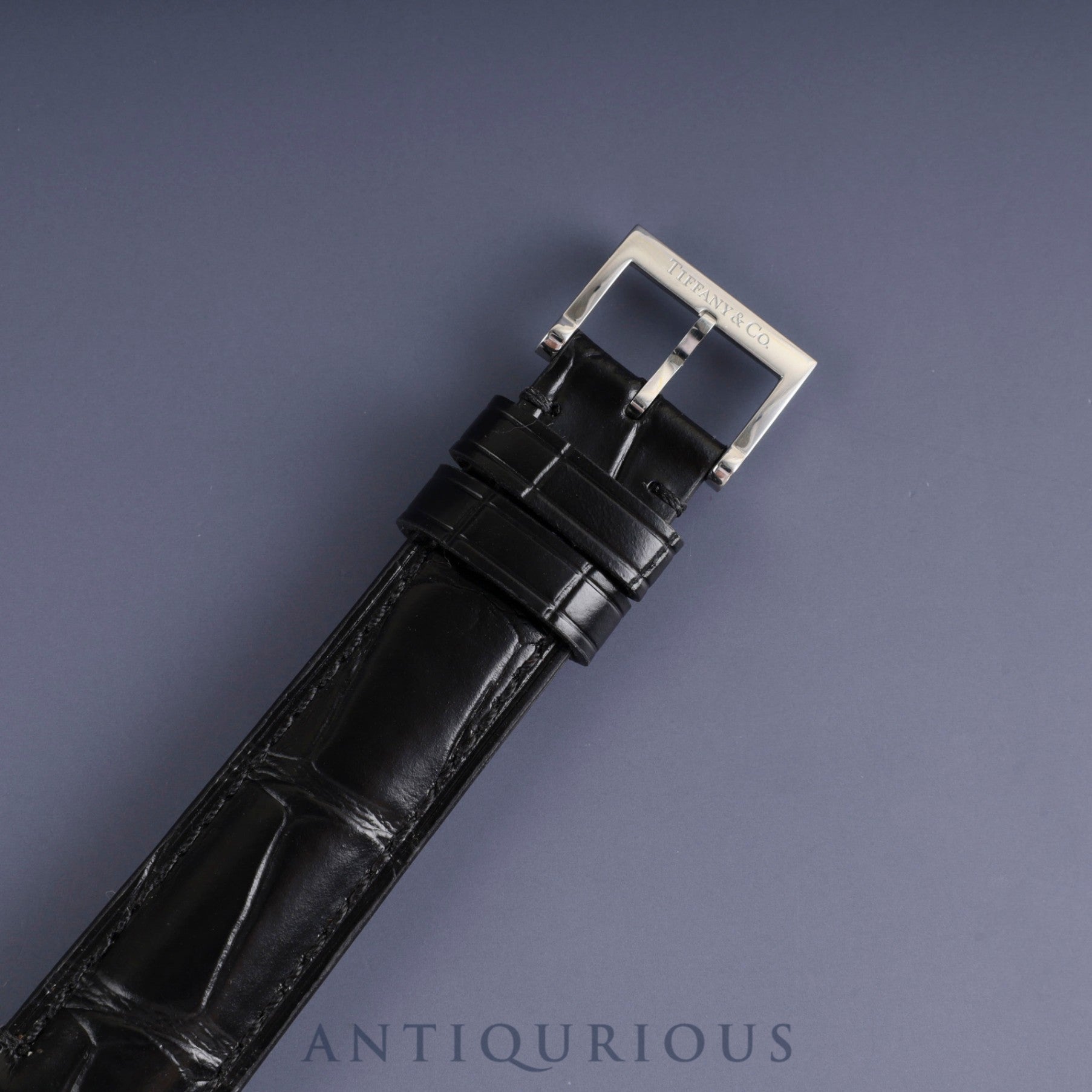 Tiffany Gallery Z3002.10.10A21A68A Quartz Cal.976.001 SS Leather Genuine Buckle (SS) Silver Dial Overhauled