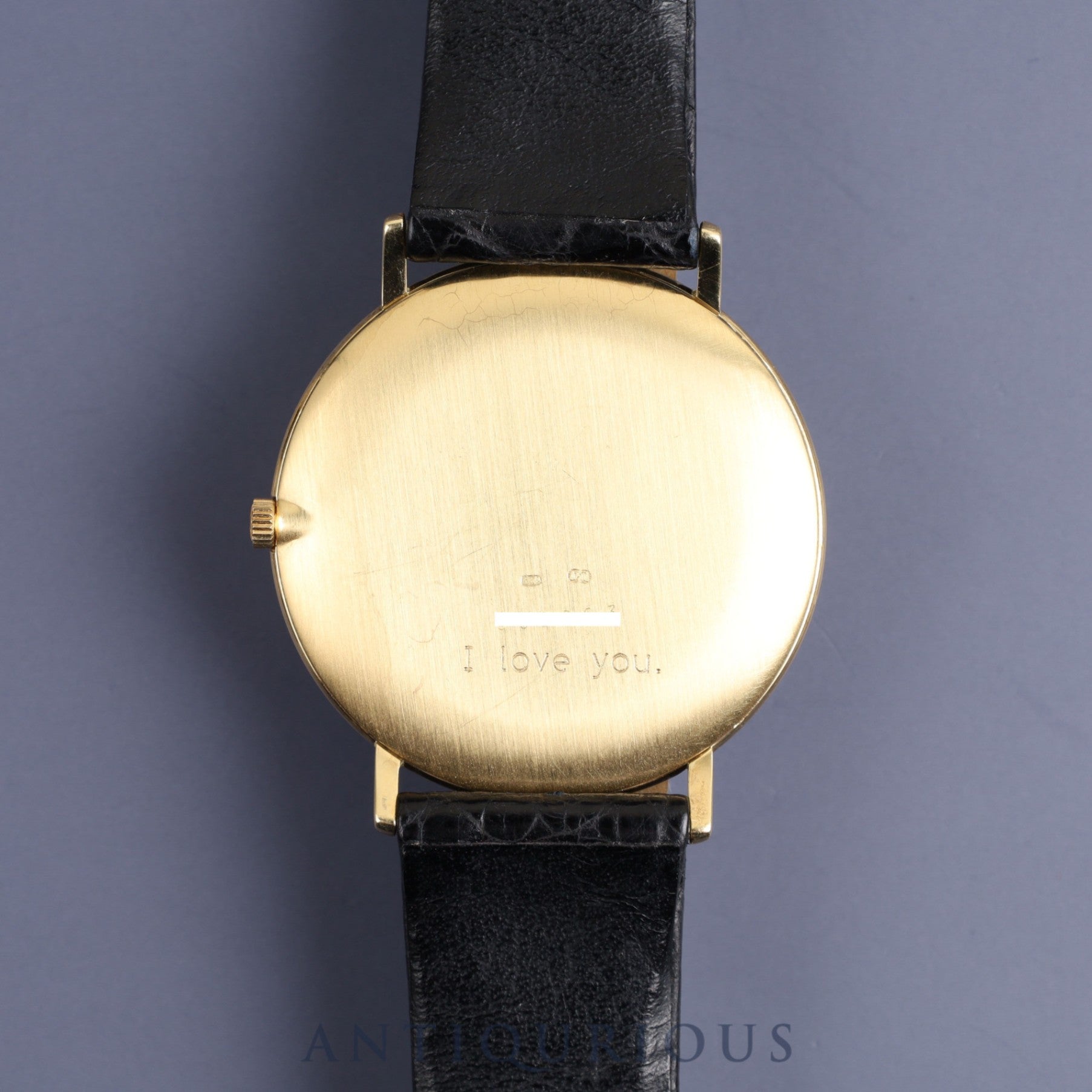 ヴァシュロン・コンスタンタン パトリモニー 33060 手巻き Cal.1003/1 750 革 純正尾錠(750)アイボリー文字盤 ケース裏彫りあり オーバーホール済み