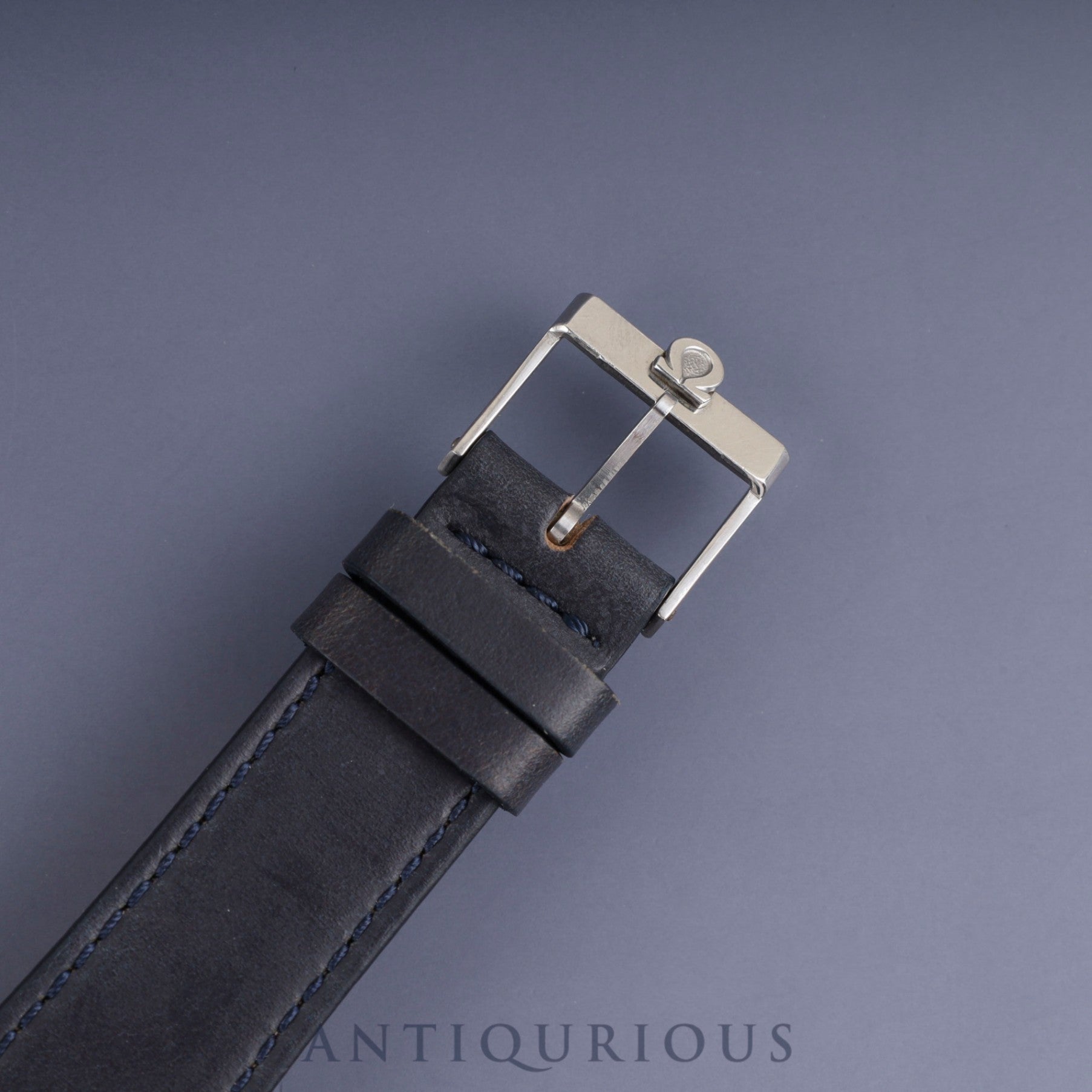 Omega De Ville 5110379 Manual winding SS Leather Genuine buckle (SS) Navy dial Overhauled