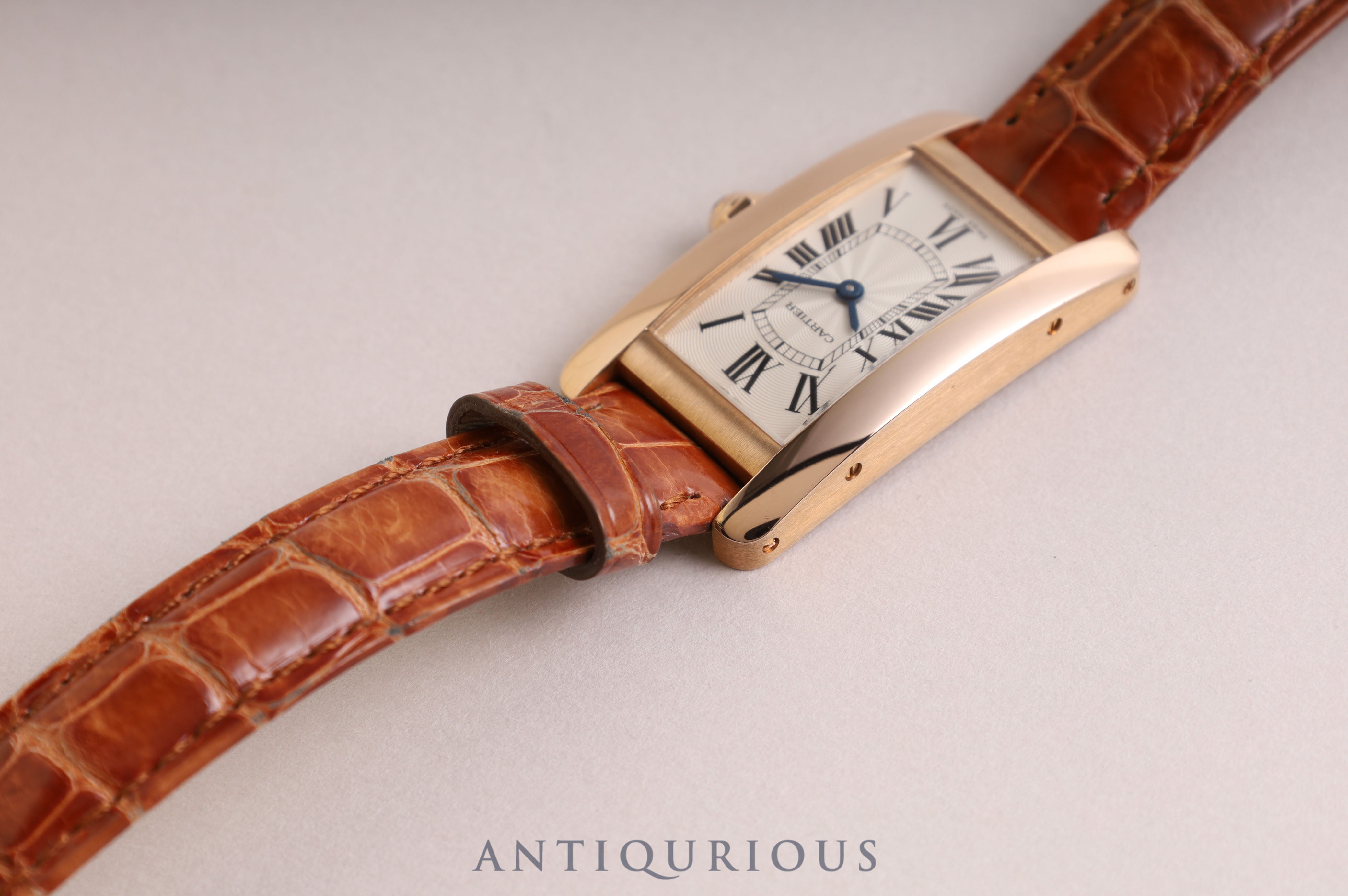Cartier Tank Americaine SM QZ W2607456 with box and warranty