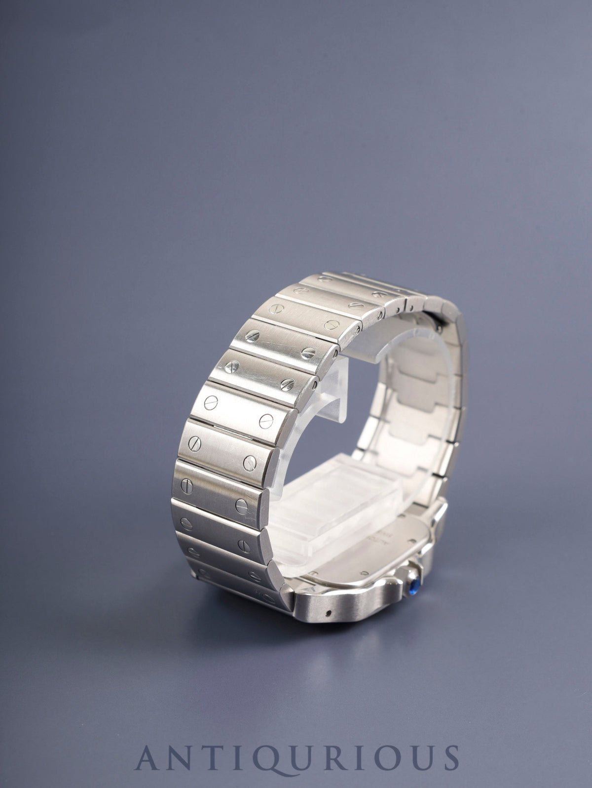 Cartier Santos Galbee XL W20098D6 / 2823 Automatic Cal.2892 SS SS Silver Roman Dial (SWISS MADE) Box Warranty (2008 / Name inscribed / Incorrect serial number) Manual Booklet DVD Overhauled